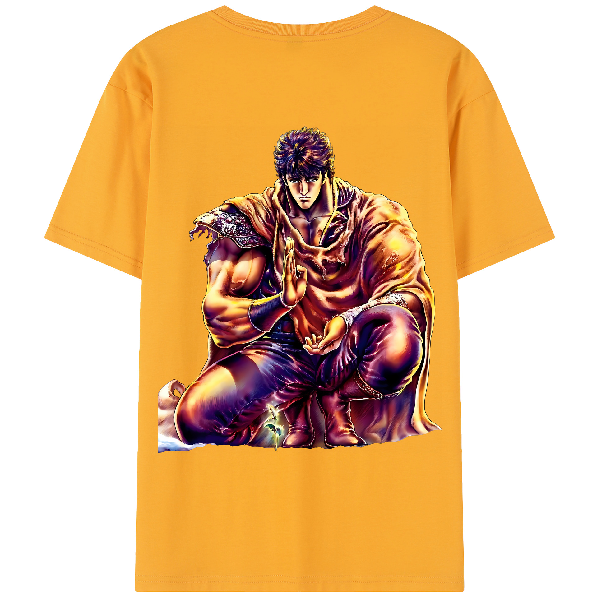 （画像用） 北斗の拳 Fist of the North Star レディース半袖Tシャツ(バックプリント)