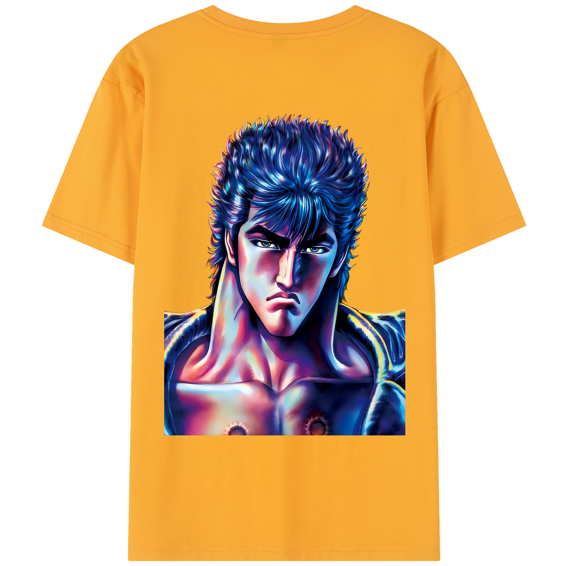 （画像用） 北斗の拳 Fist of the North Star レディース半袖Tシャツ(バックプリント)