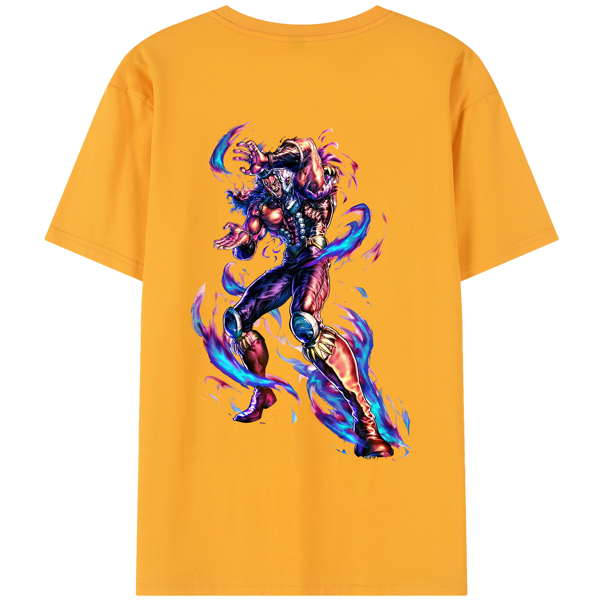 （画像用） 北斗の拳 Fist of the North Star レディース半袖Tシャツ(バックプリント)