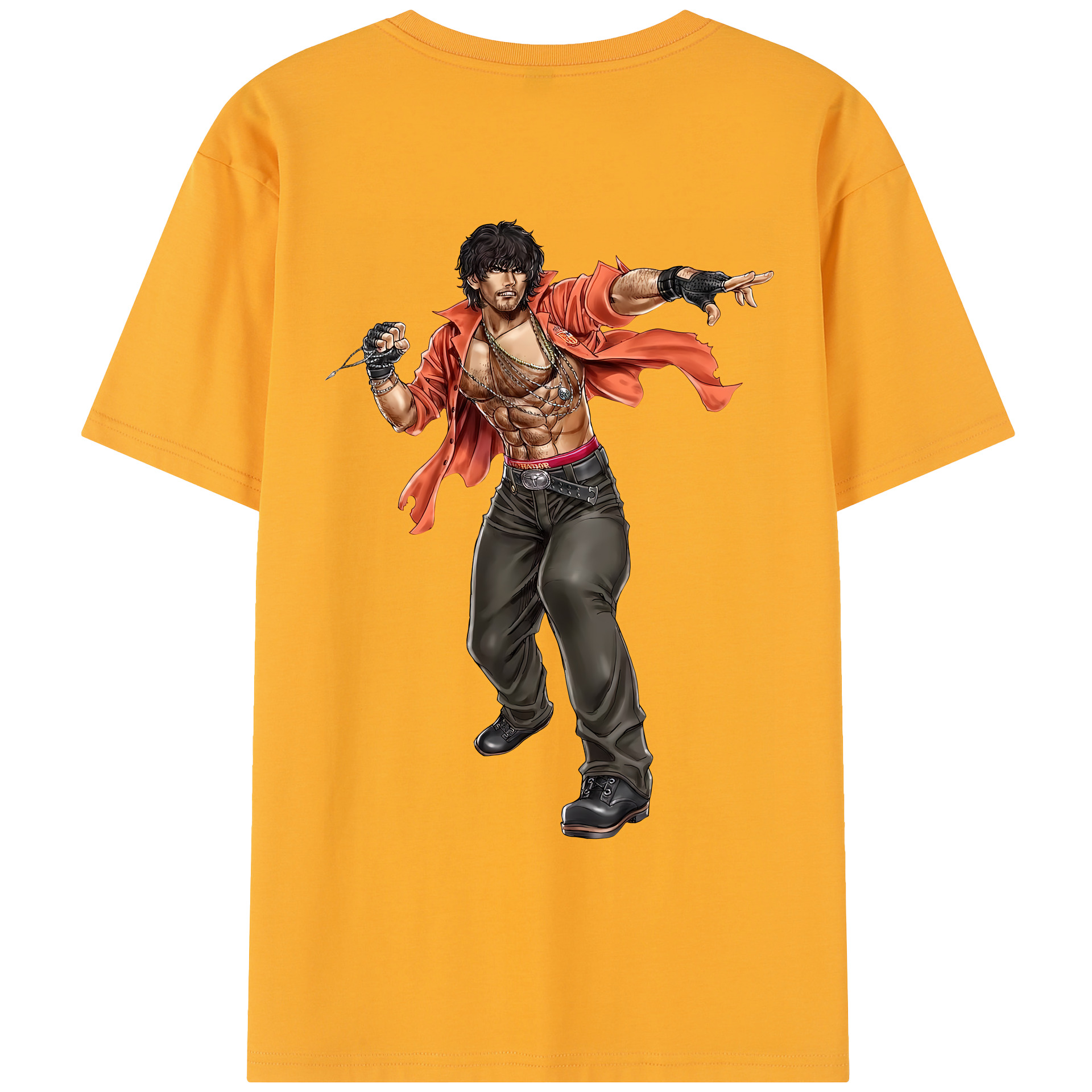 （画像用） 北斗の拳 Fist of the North Star レディース半袖Tシャツ(バックプリント)