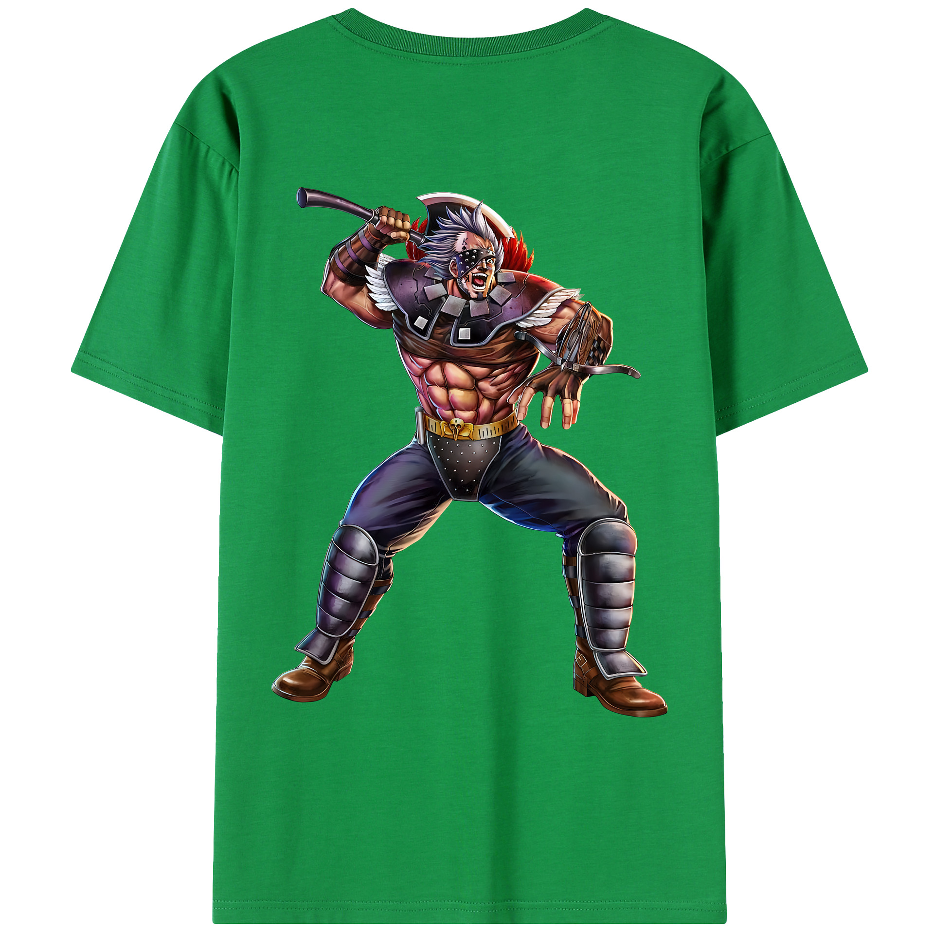 （画像用） 北斗の拳 Fist of the North Star レディース半袖Tシャツ(バックプリント)