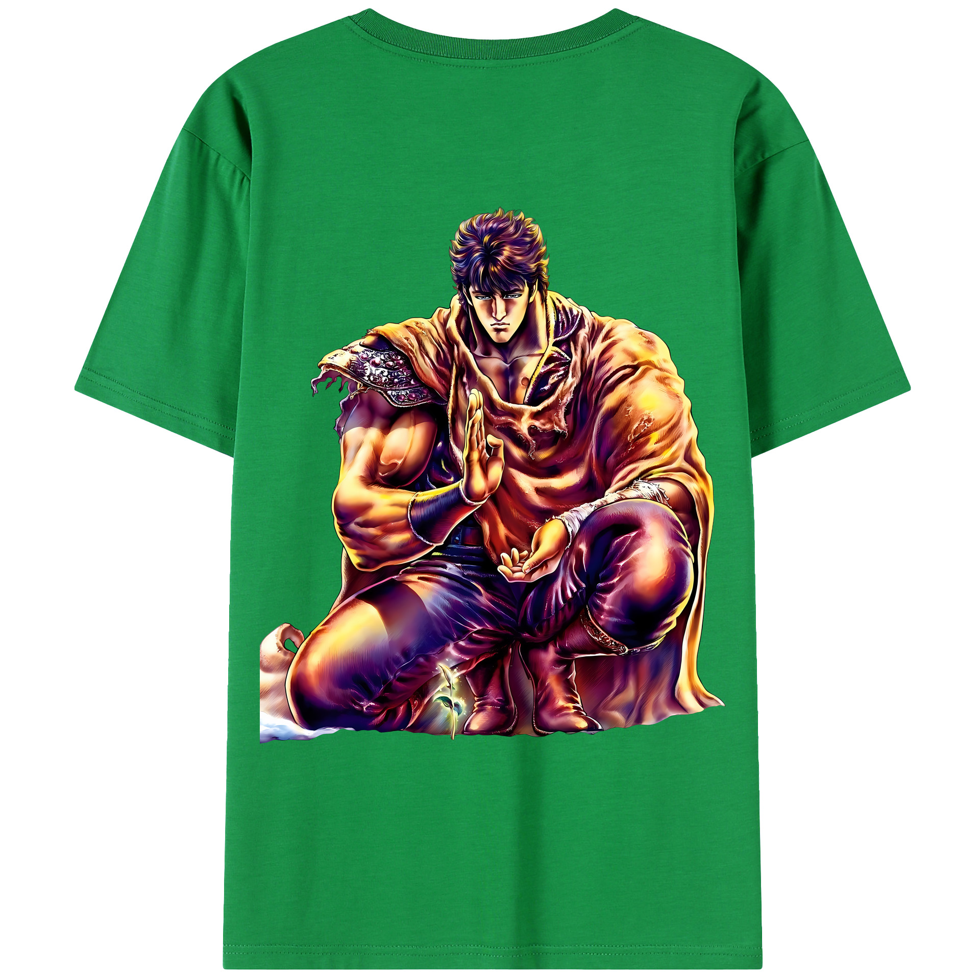 （画像用） 北斗の拳 Fist of the North Star レディース半袖Tシャツ(バックプリント)