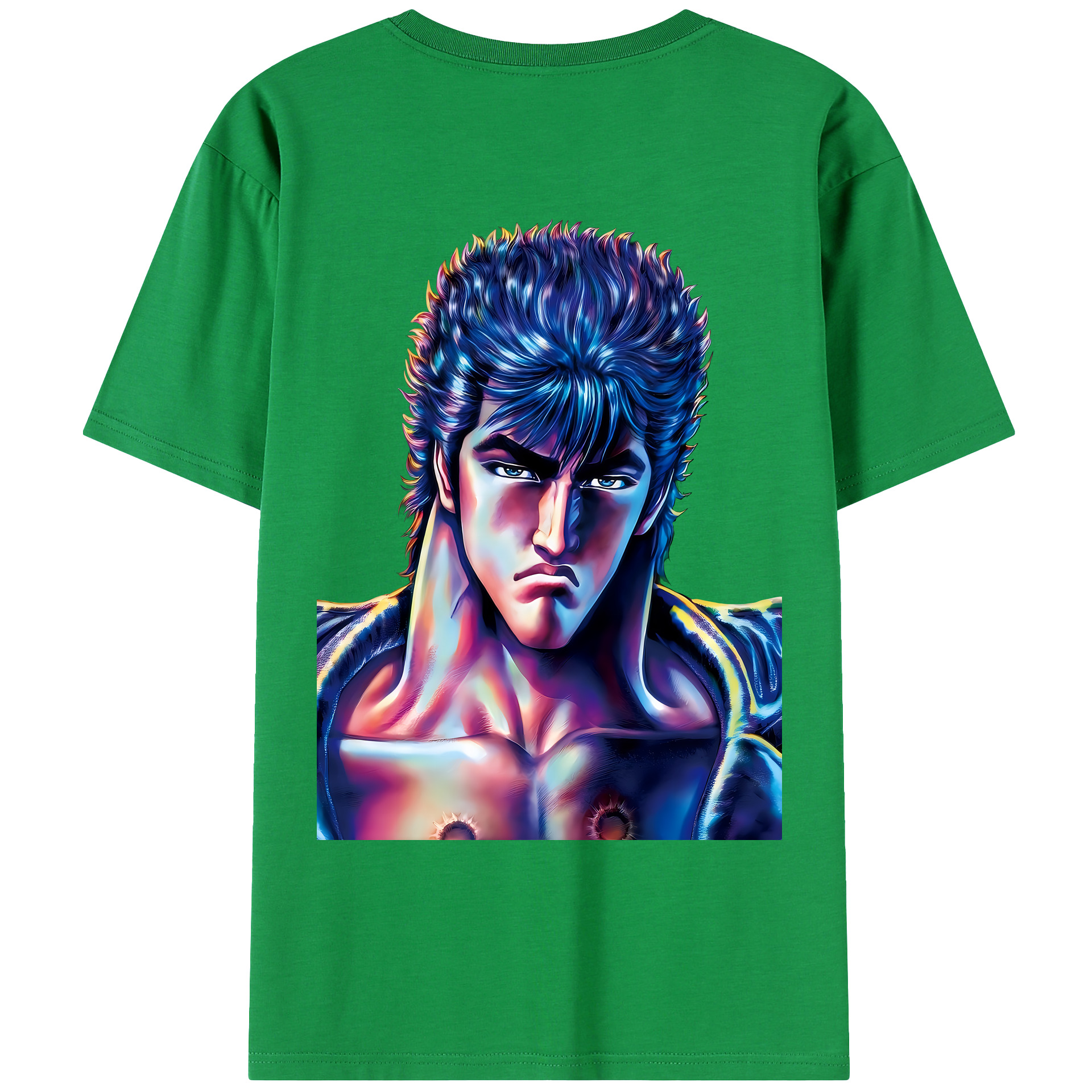 （画像用） 北斗の拳 Fist of the North Star レディース半袖Tシャツ(バックプリント)