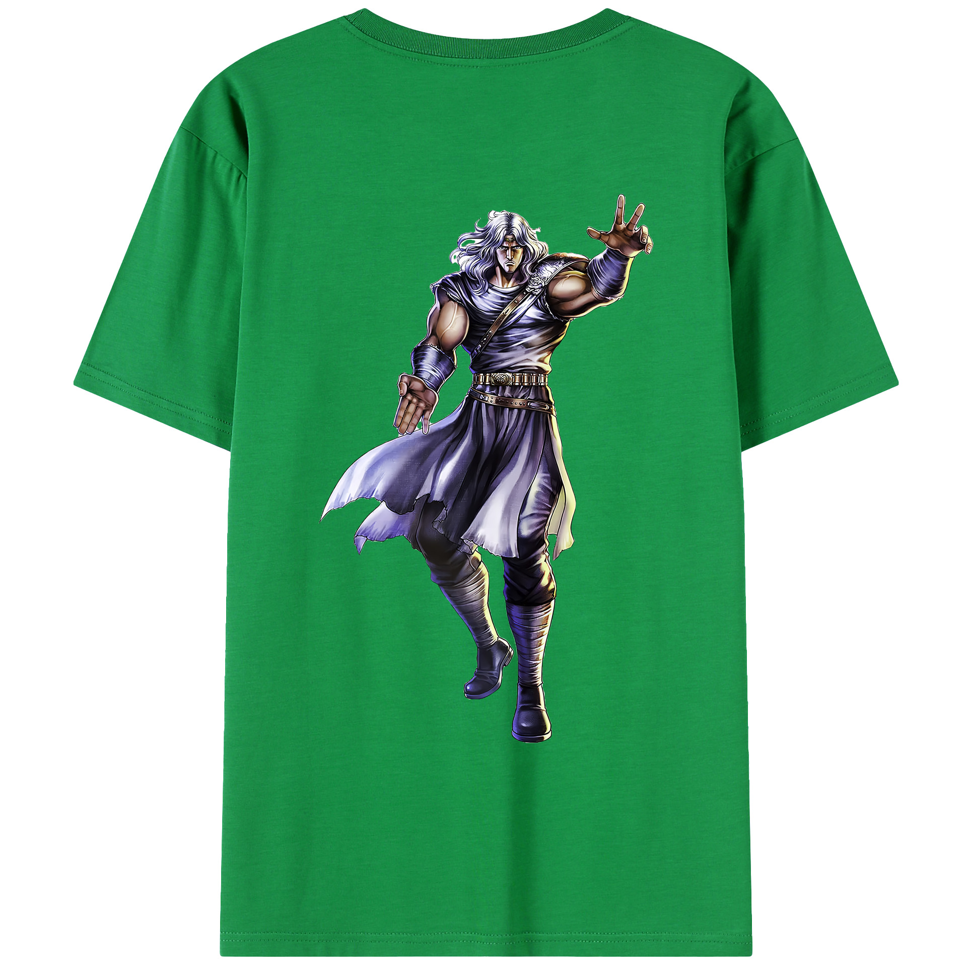 （画像用） 北斗の拳 Fist of the North Star レディース半袖Tシャツ(バックプリント)