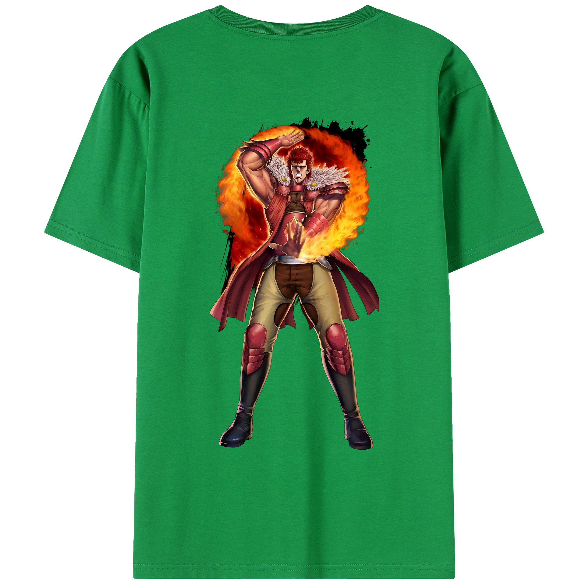 （画像用） 北斗の拳 Fist of the North Star レディース半袖Tシャツ(バックプリント)