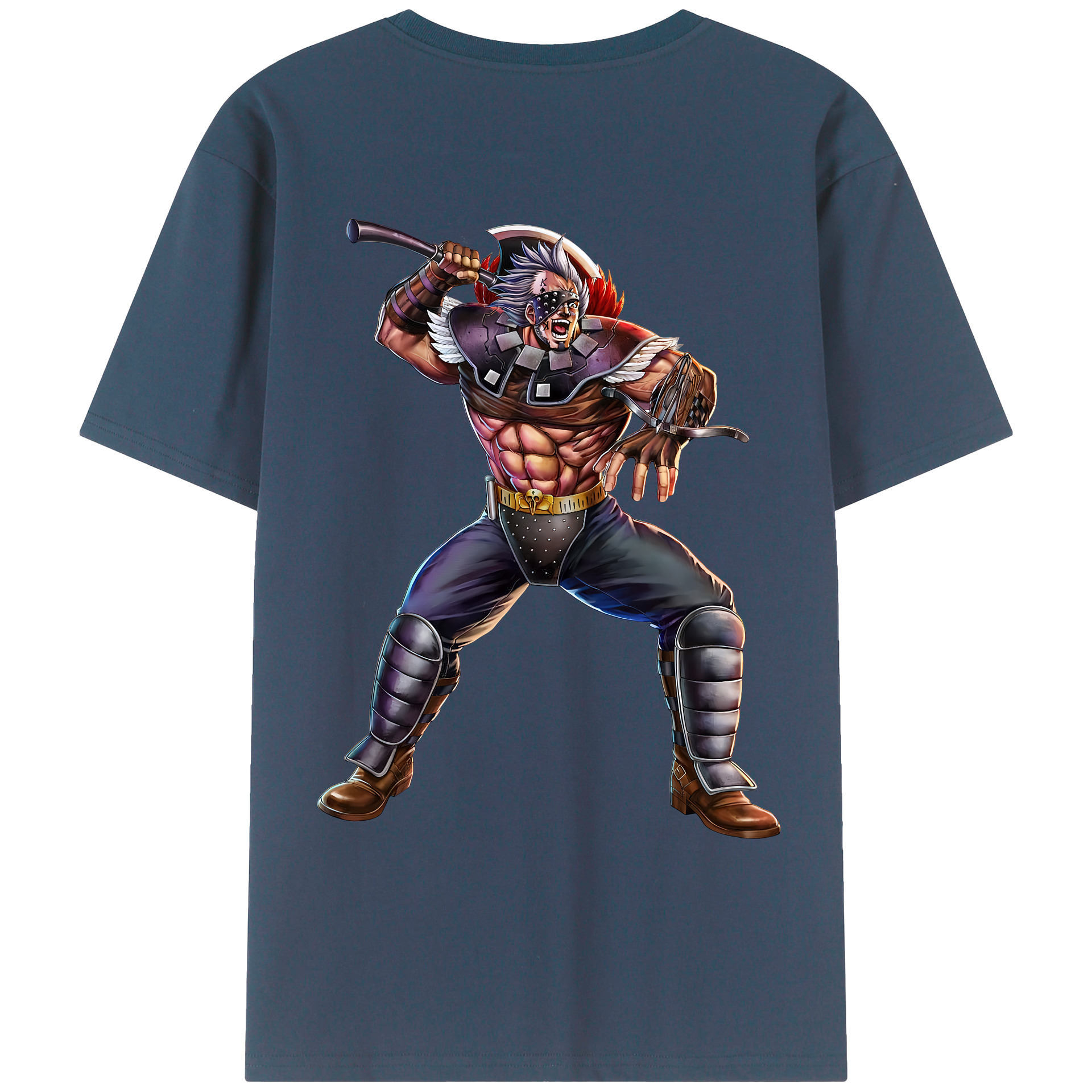 （画像用） 北斗の拳 Fist of the North Star レディース半袖Tシャツ(バックプリント)
