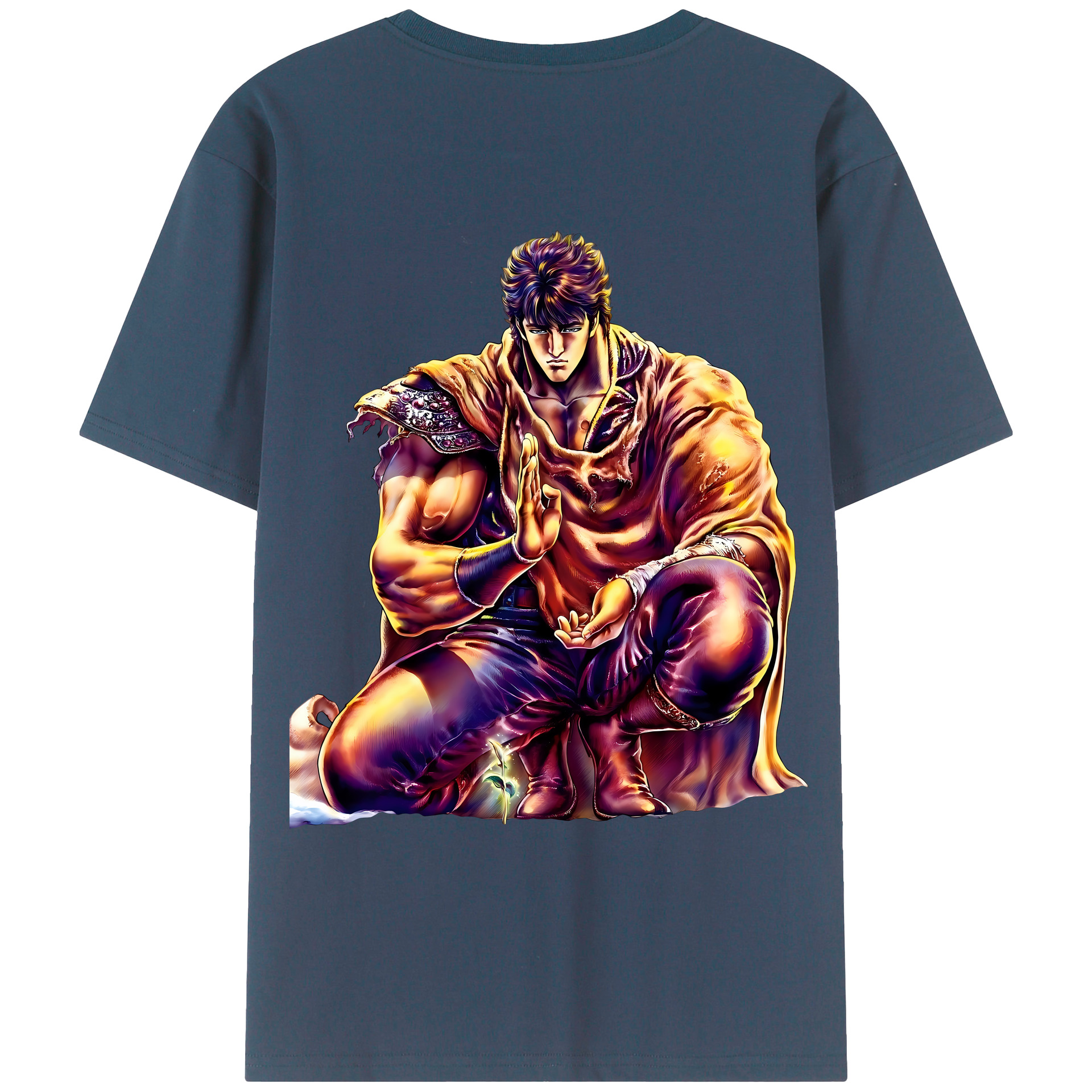 （画像用） 北斗の拳 Fist of the North Star レディース半袖Tシャツ(バックプリント)