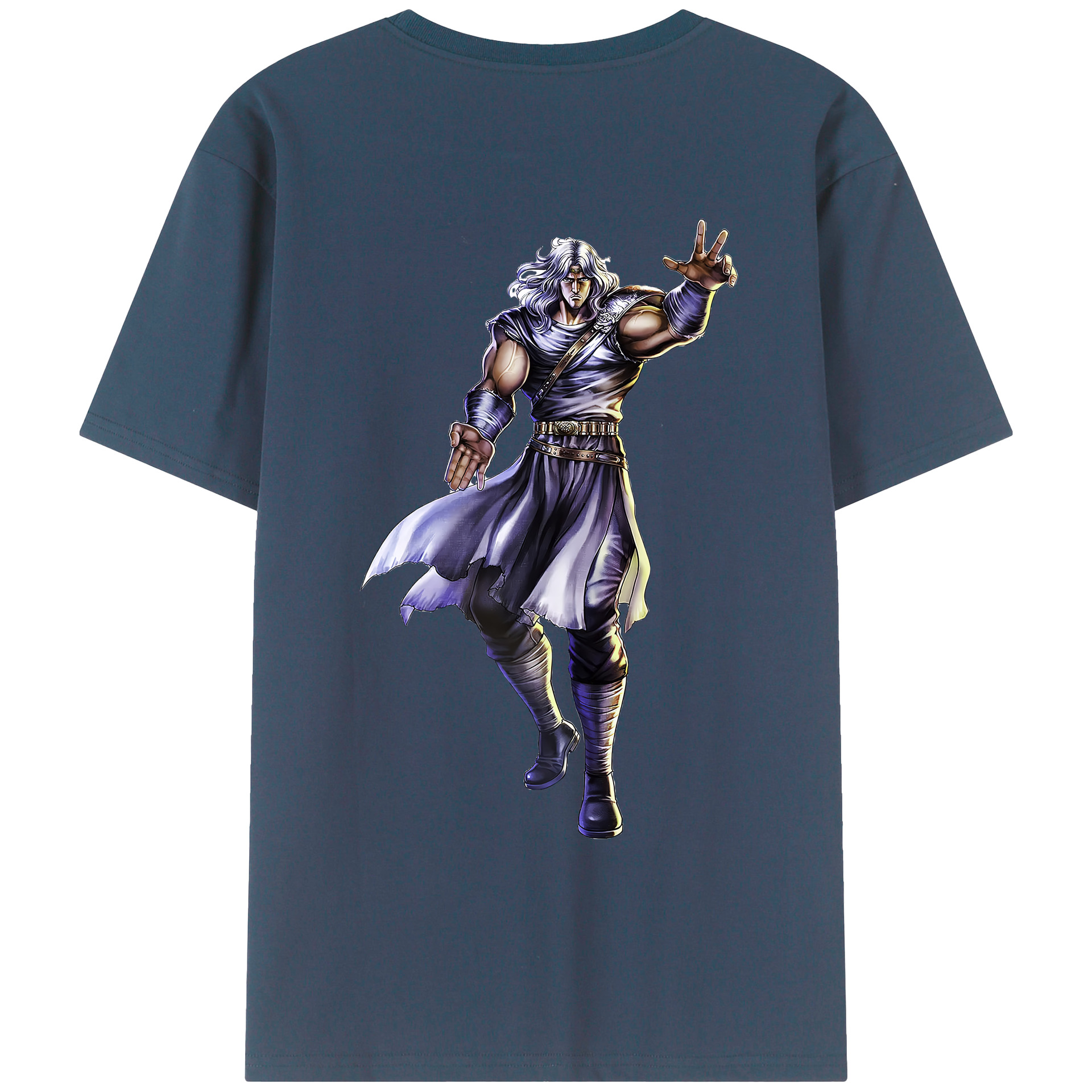 （画像用） 北斗の拳 Fist of the North Star レディース半袖Tシャツ(バックプリント)