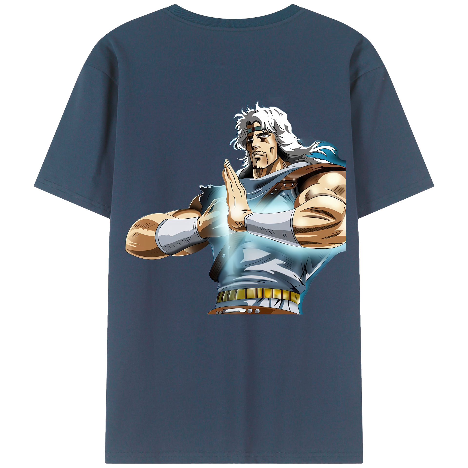（画像用） 北斗の拳 Fist of the North Star レディース半袖Tシャツ(バックプリント)