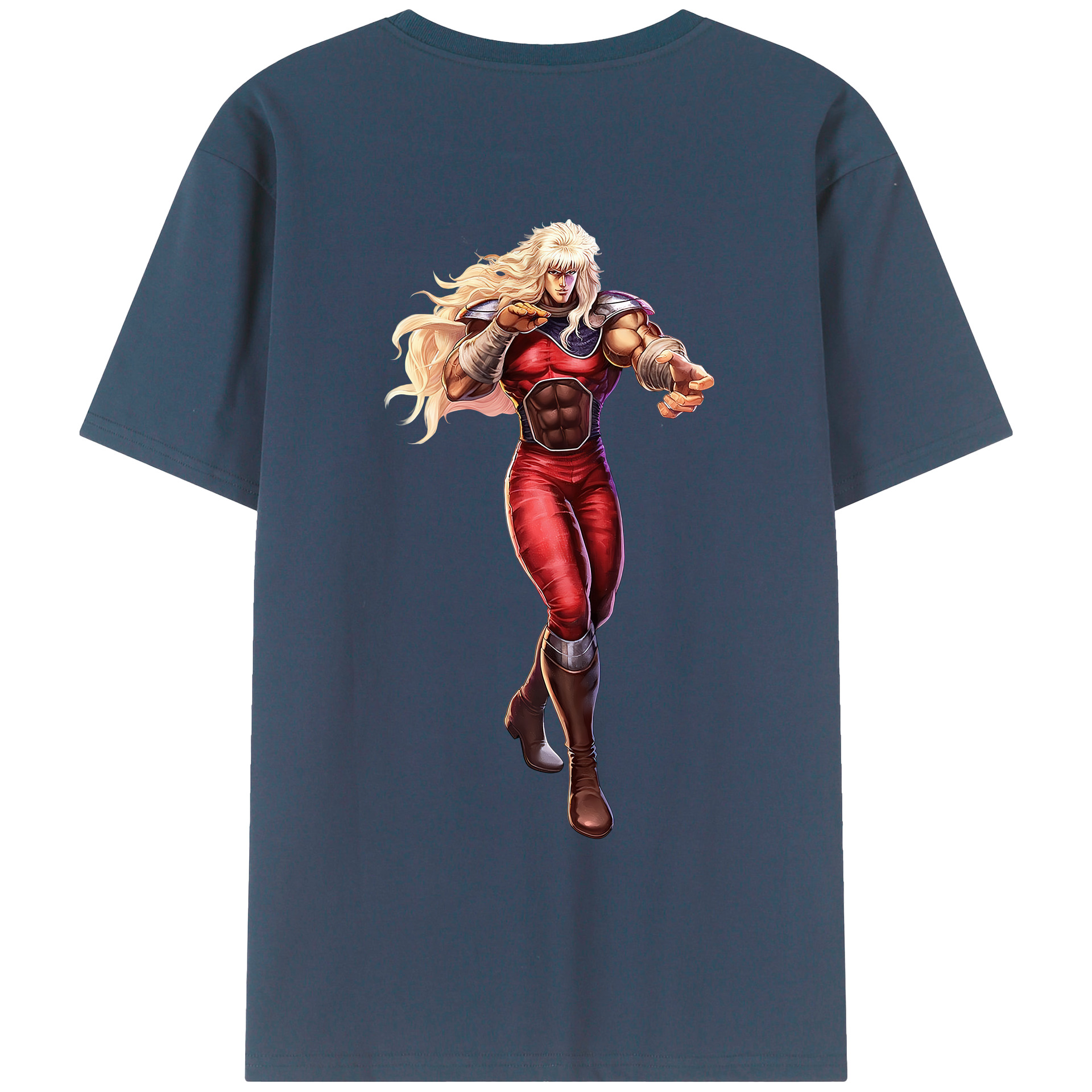 （画像用） 北斗の拳 Fist of the North Star レディース半袖Tシャツ(バックプリント)
