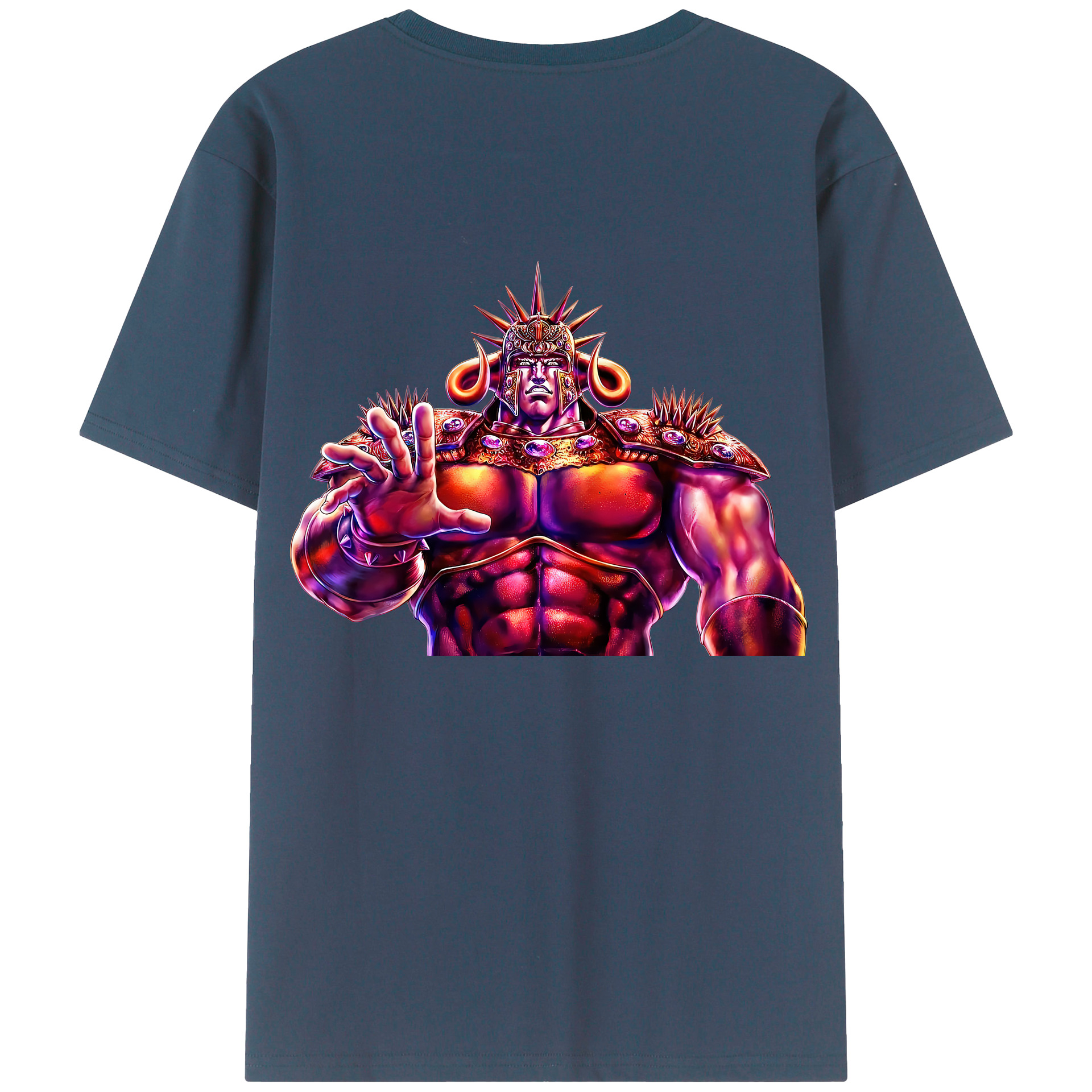 （画像用） 北斗の拳 Fist of the North Star レディース半袖Tシャツ(バックプリント)