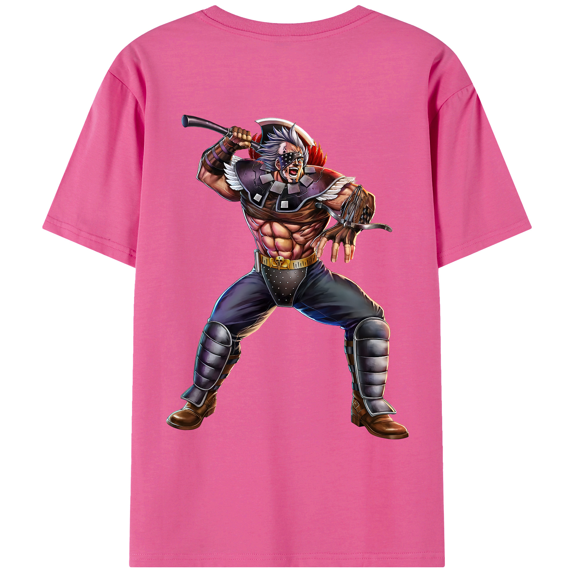（画像用） 北斗の拳 Fist of the North Star レディース半袖Tシャツ(バックプリント)