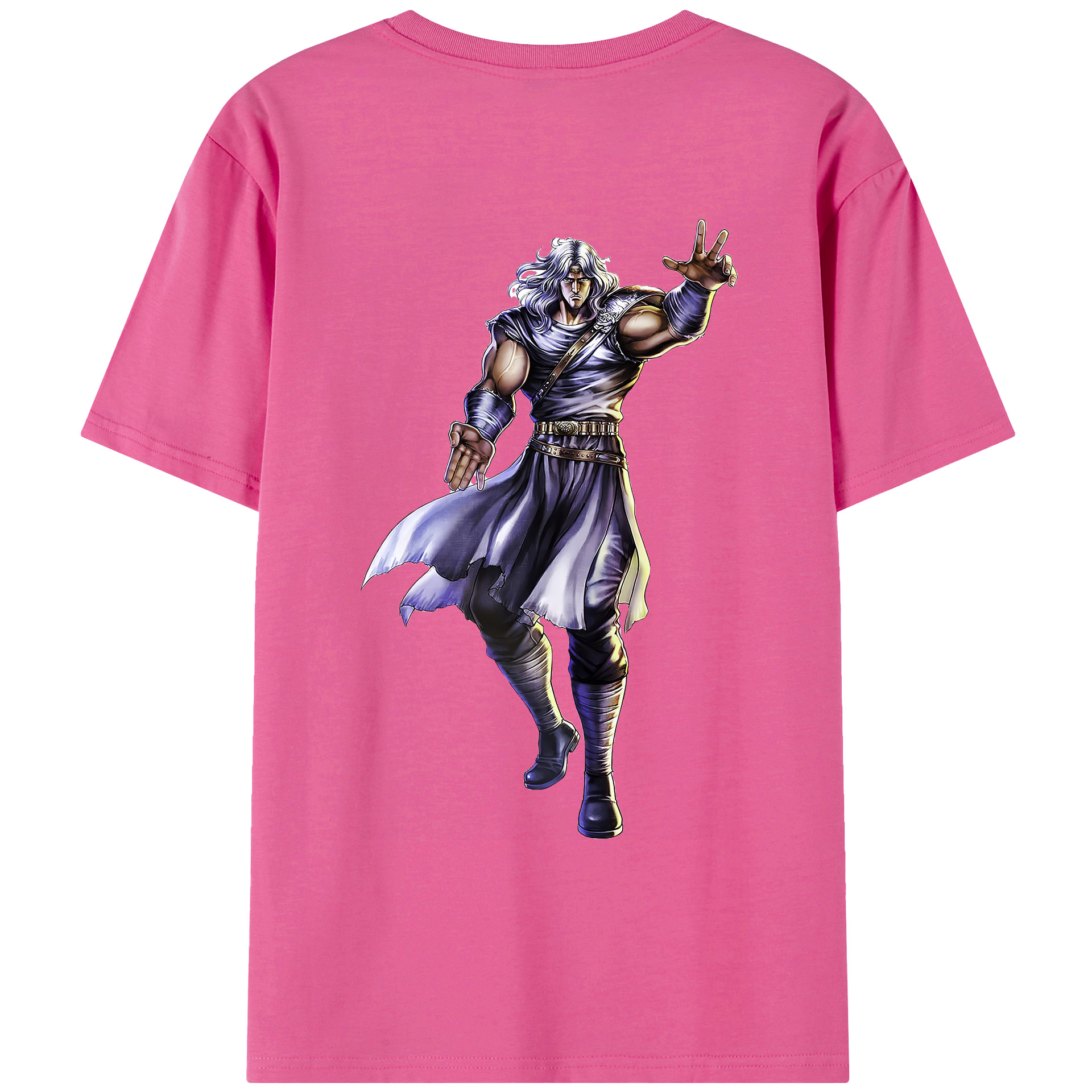 （画像用） 北斗の拳 Fist of the North Star レディース半袖Tシャツ(バックプリント)