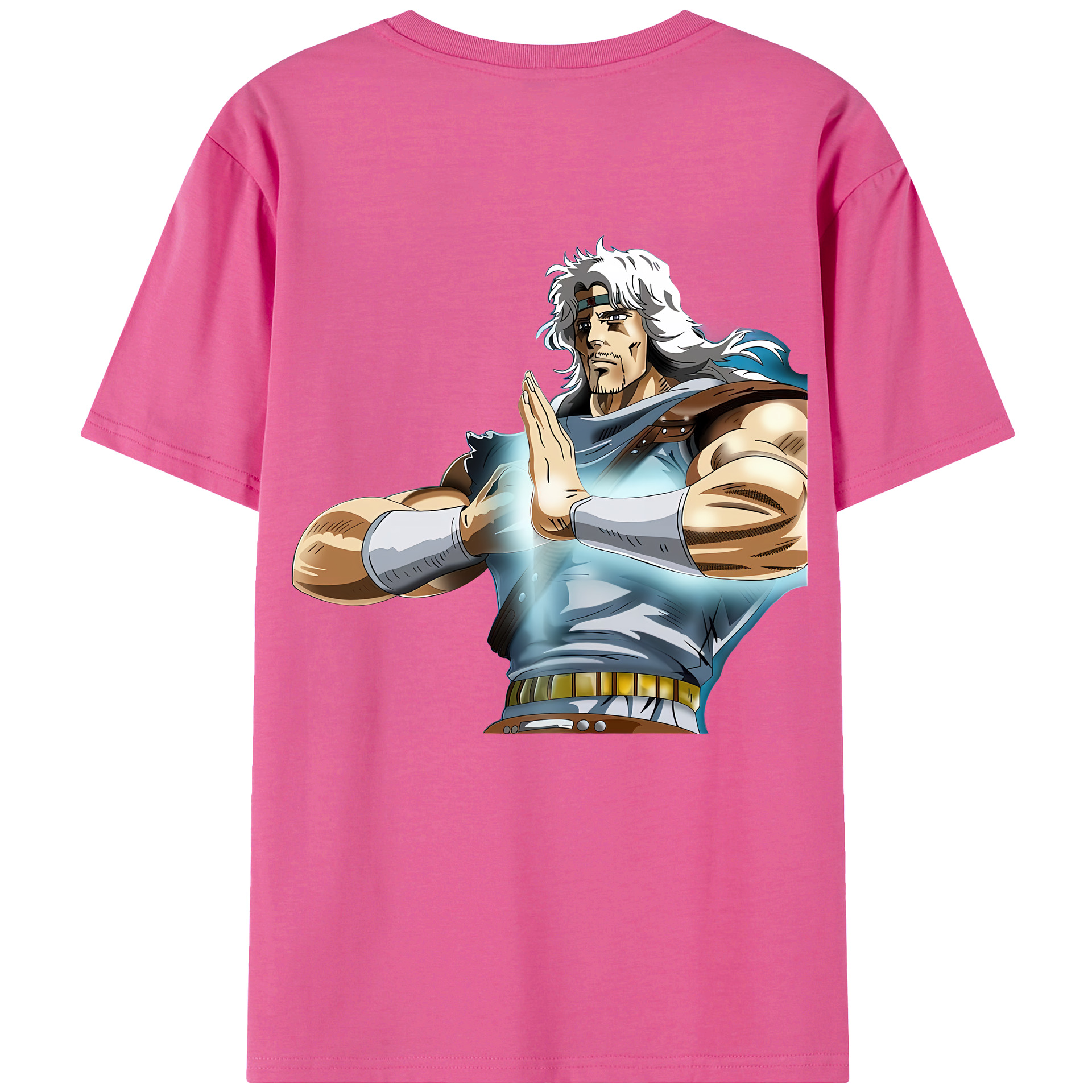 （画像用） 北斗の拳 Fist of the North Star レディース半袖Tシャツ(バックプリント)