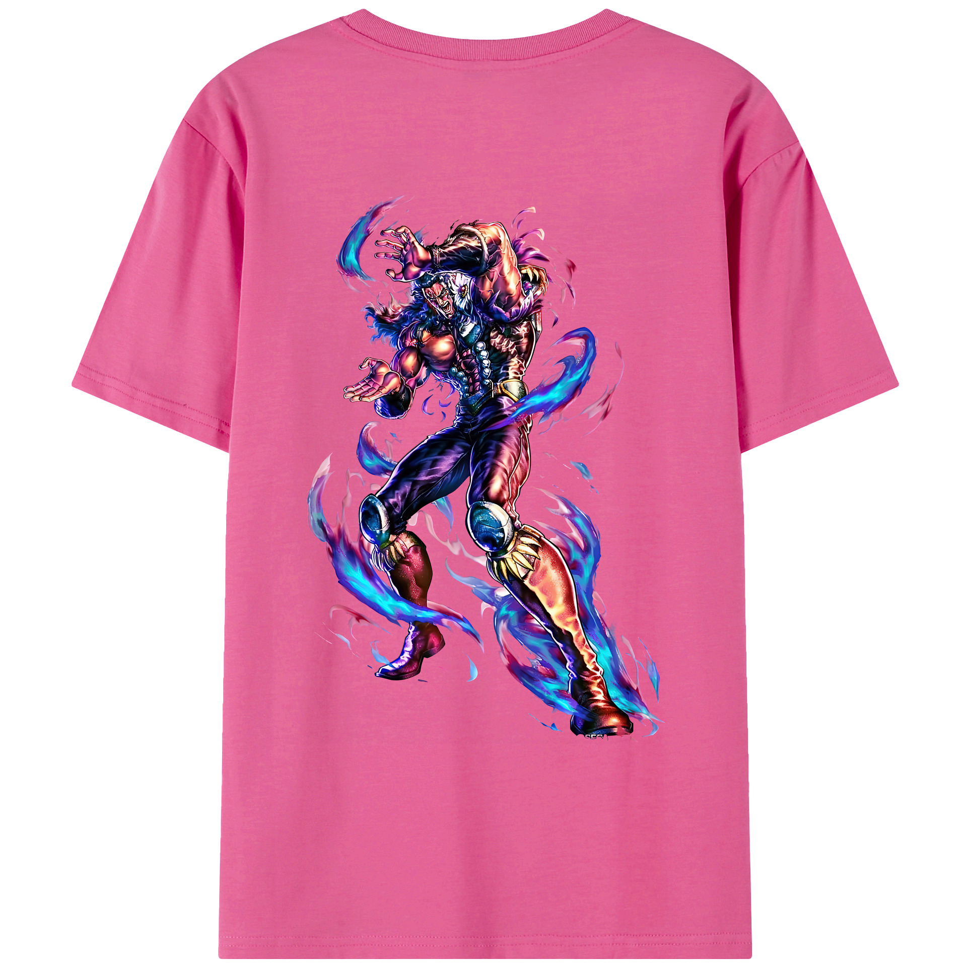（画像用） 北斗の拳 Fist of the North Star レディース半袖Tシャツ(バックプリント)