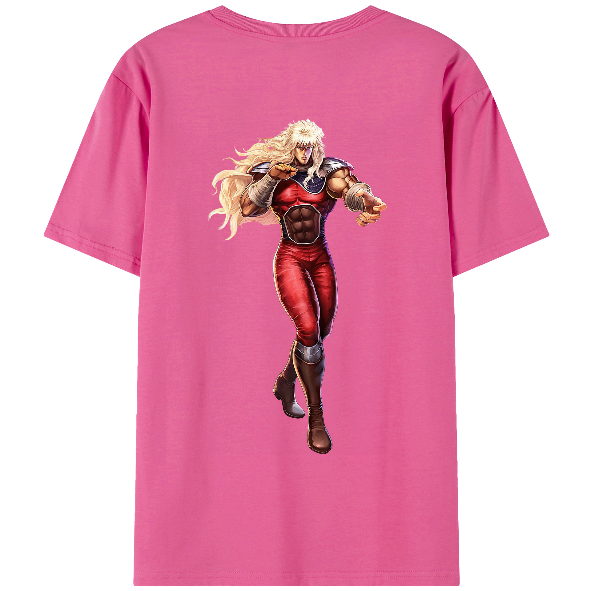 （画像用） 北斗の拳 Fist of the North Star レディース半袖Tシャツ(バックプリント)