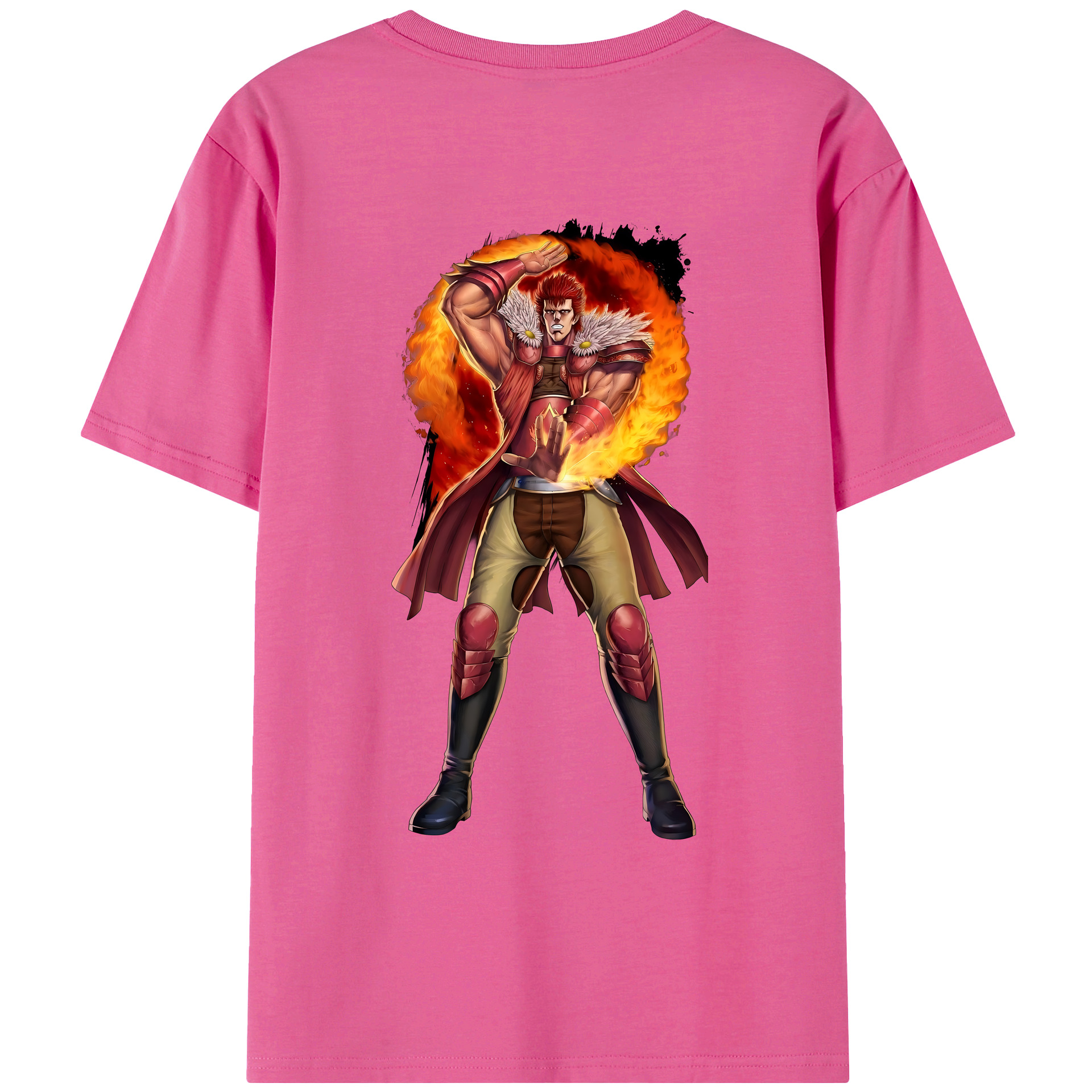 （画像用） 北斗の拳 Fist of the North Star レディース半袖Tシャツ(バックプリント)