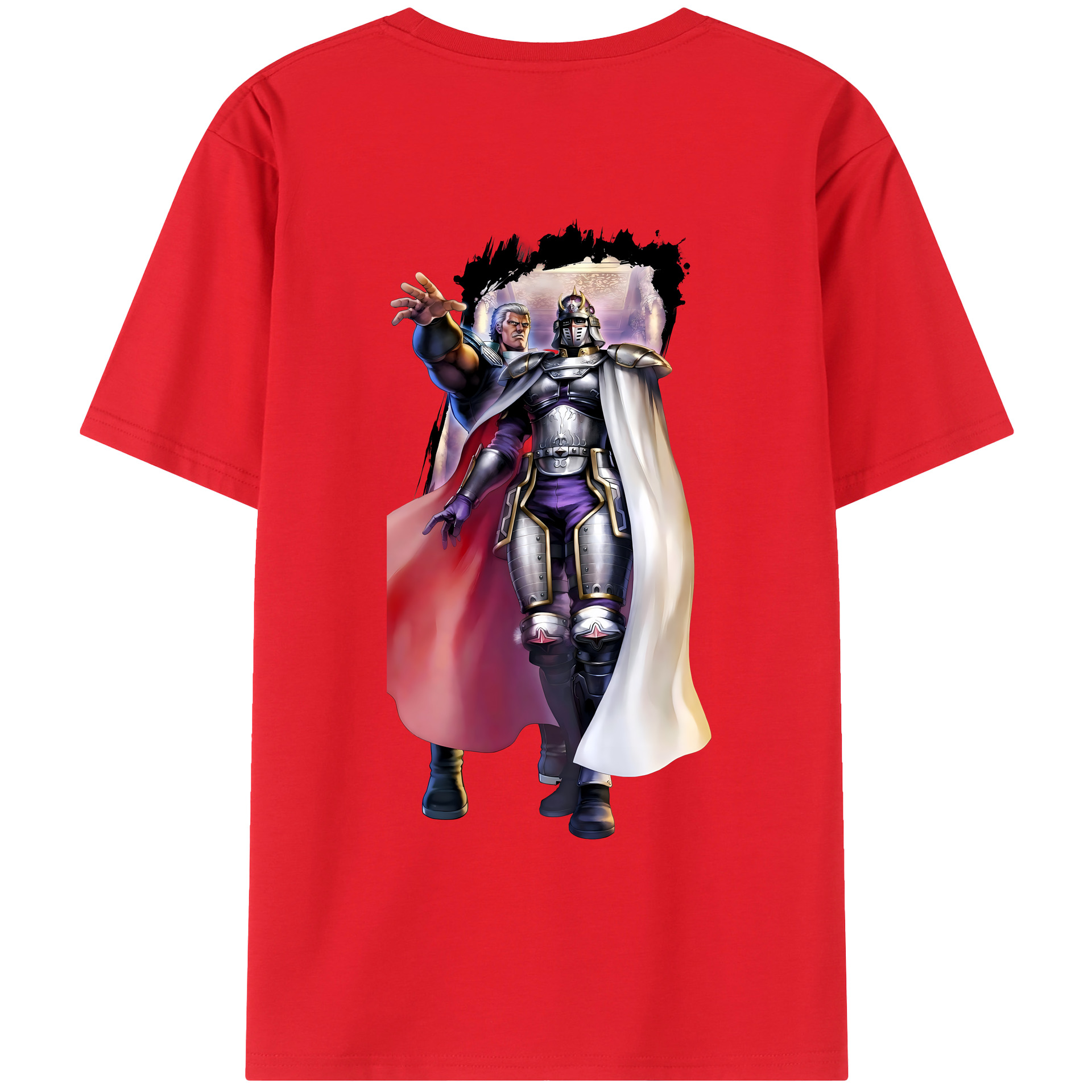 （画像用） 北斗の拳 Fist of the North Star レディース半袖Tシャツ(バックプリント)