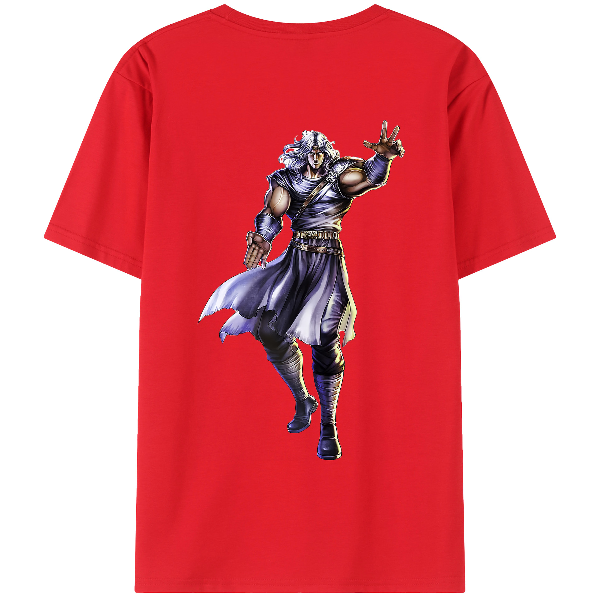 （画像用） 北斗の拳 Fist of the North Star レディース半袖Tシャツ(バックプリント)