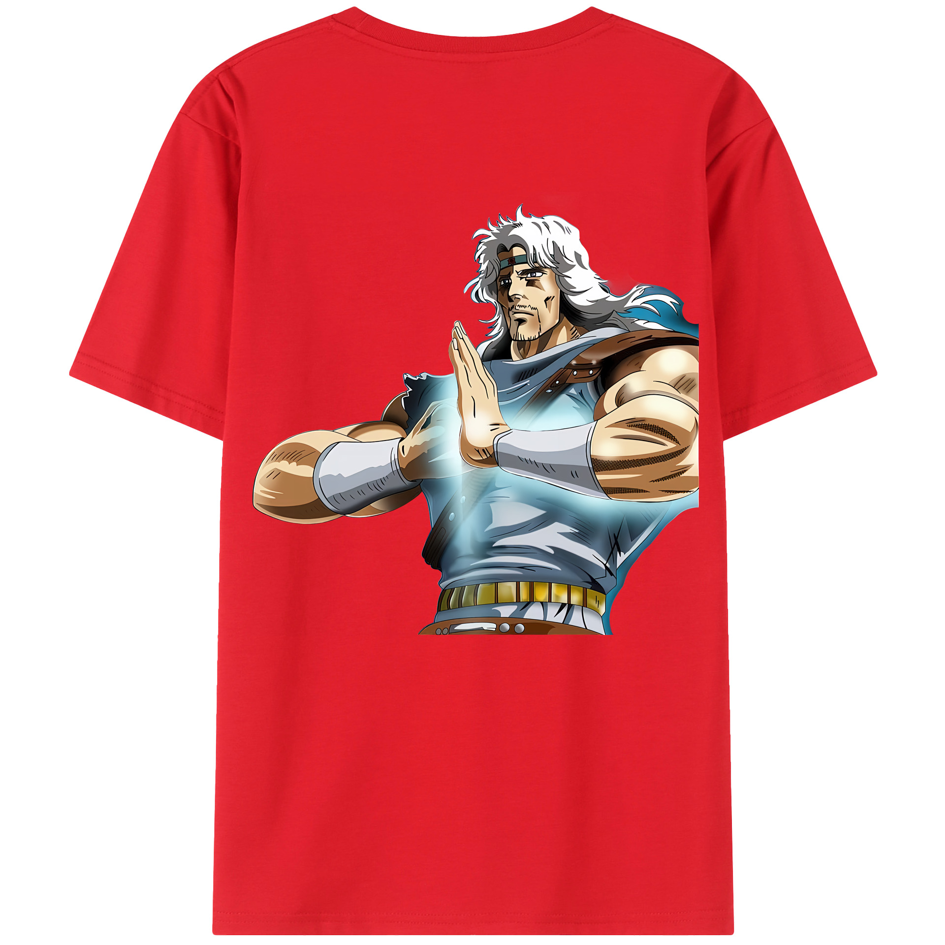 （画像用） 北斗の拳 Fist of the North Star レディース半袖Tシャツ(バックプリント)