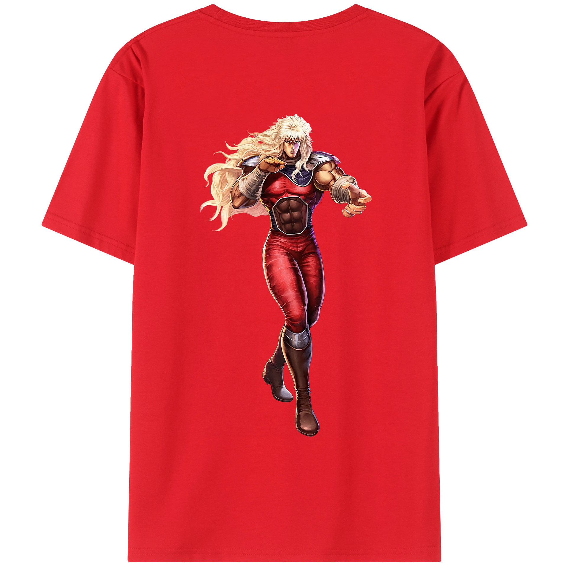 （画像用） 北斗の拳 Fist of the North Star レディース半袖Tシャツ(バックプリント)