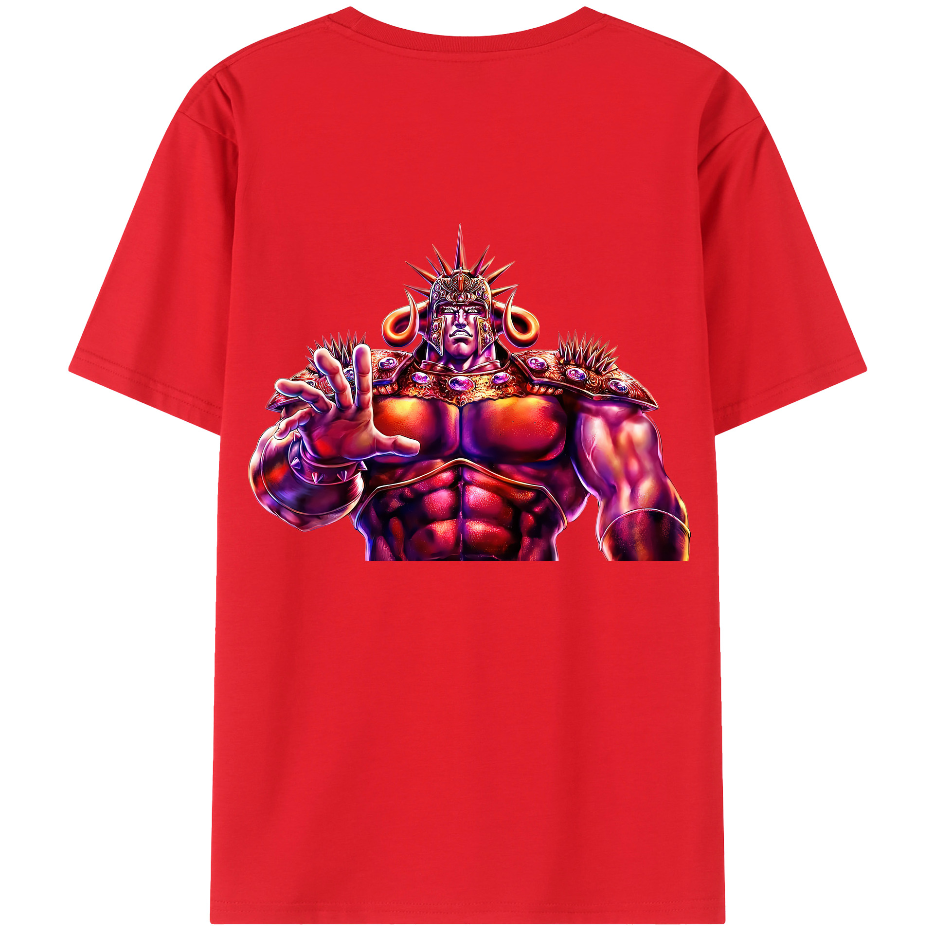 （画像用） 北斗の拳 Fist of the North Star レディース半袖Tシャツ(バックプリント)