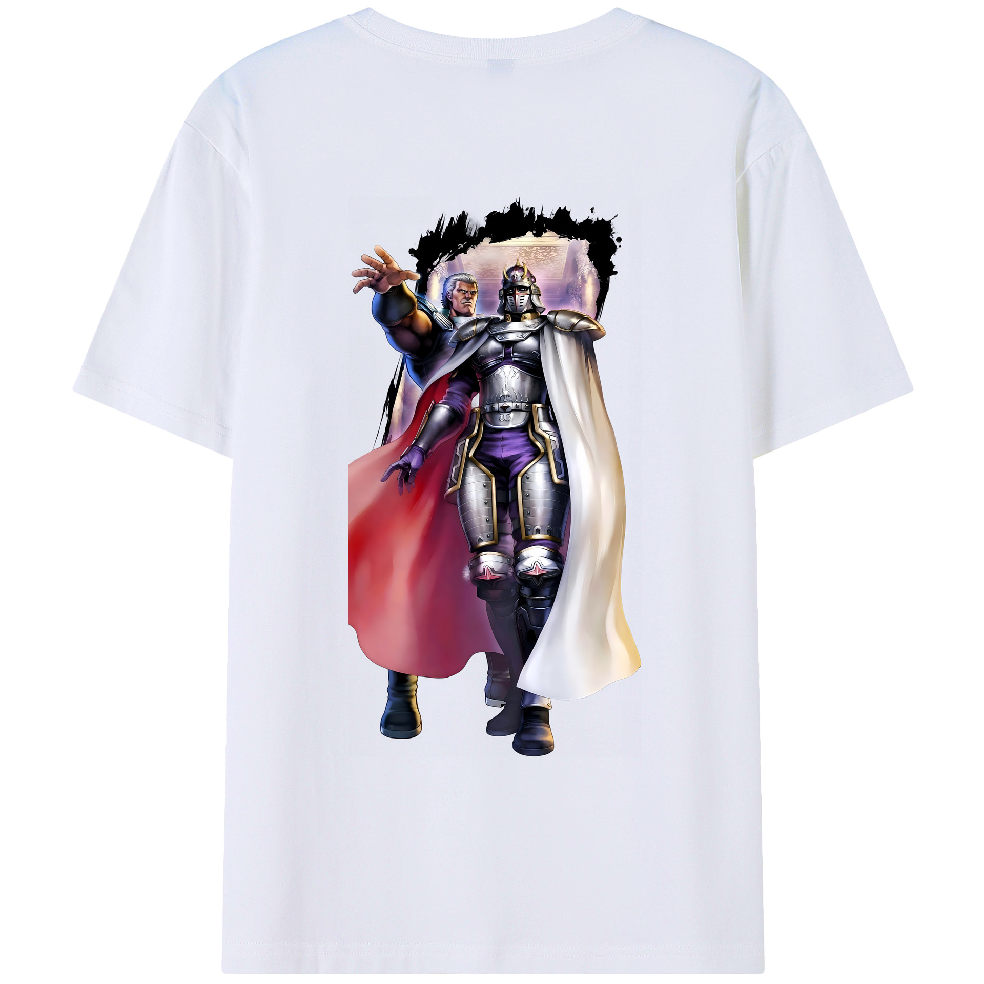 （画像用） 北斗の拳 Fist of the North Star レディース半袖Tシャツ(バックプリント)