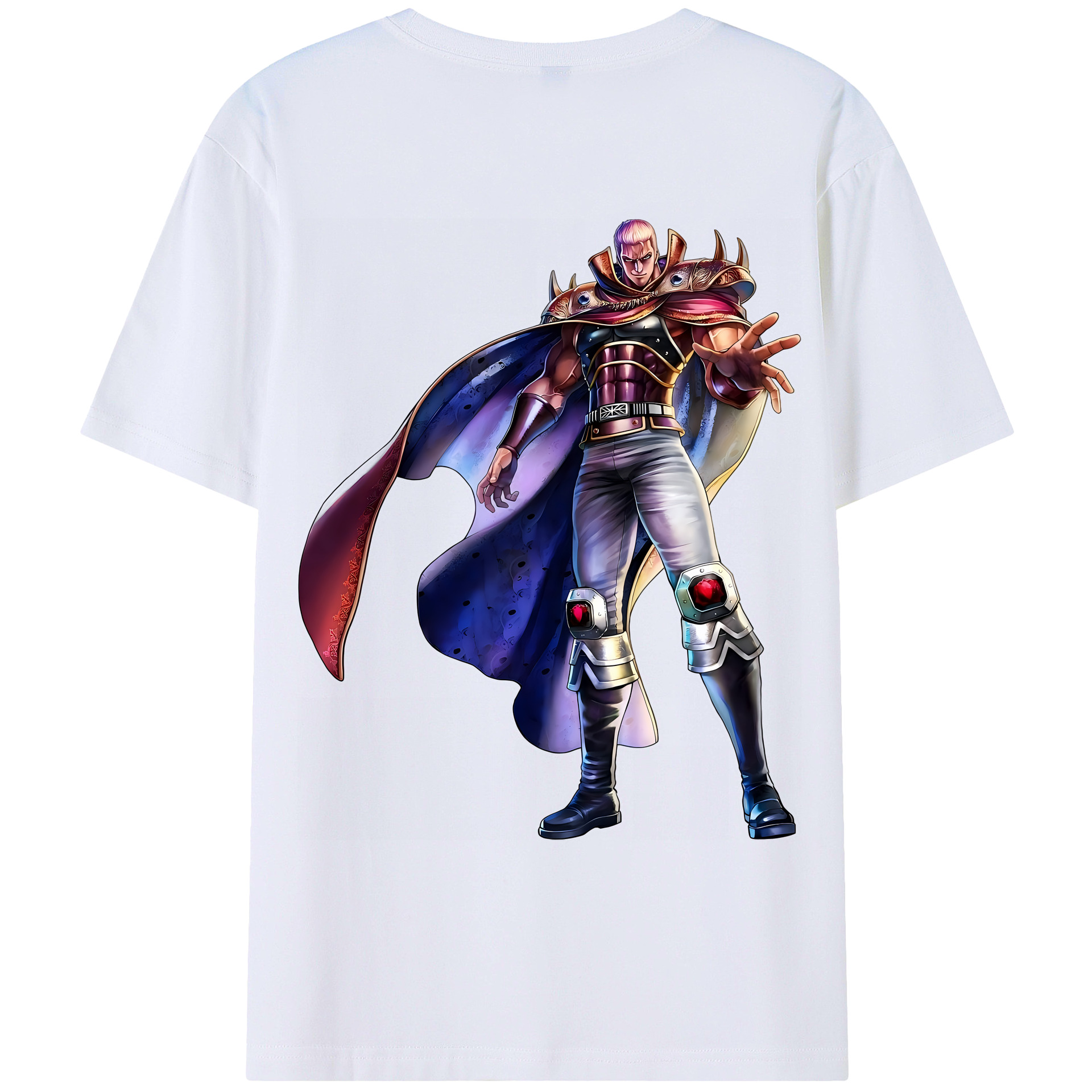 （画像用） 北斗の拳 Fist of the North Star レディース半袖Tシャツ(バックプリント)