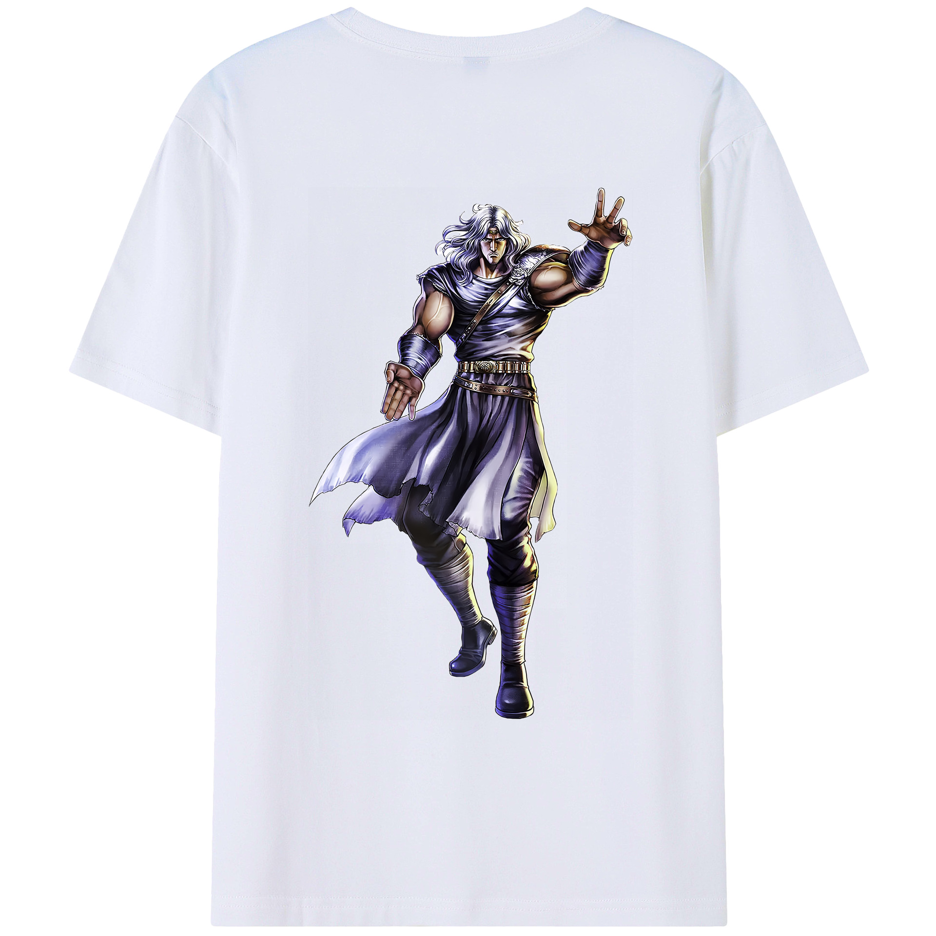 （画像用） 北斗の拳 Fist of the North Star レディース半袖Tシャツ(バックプリント)