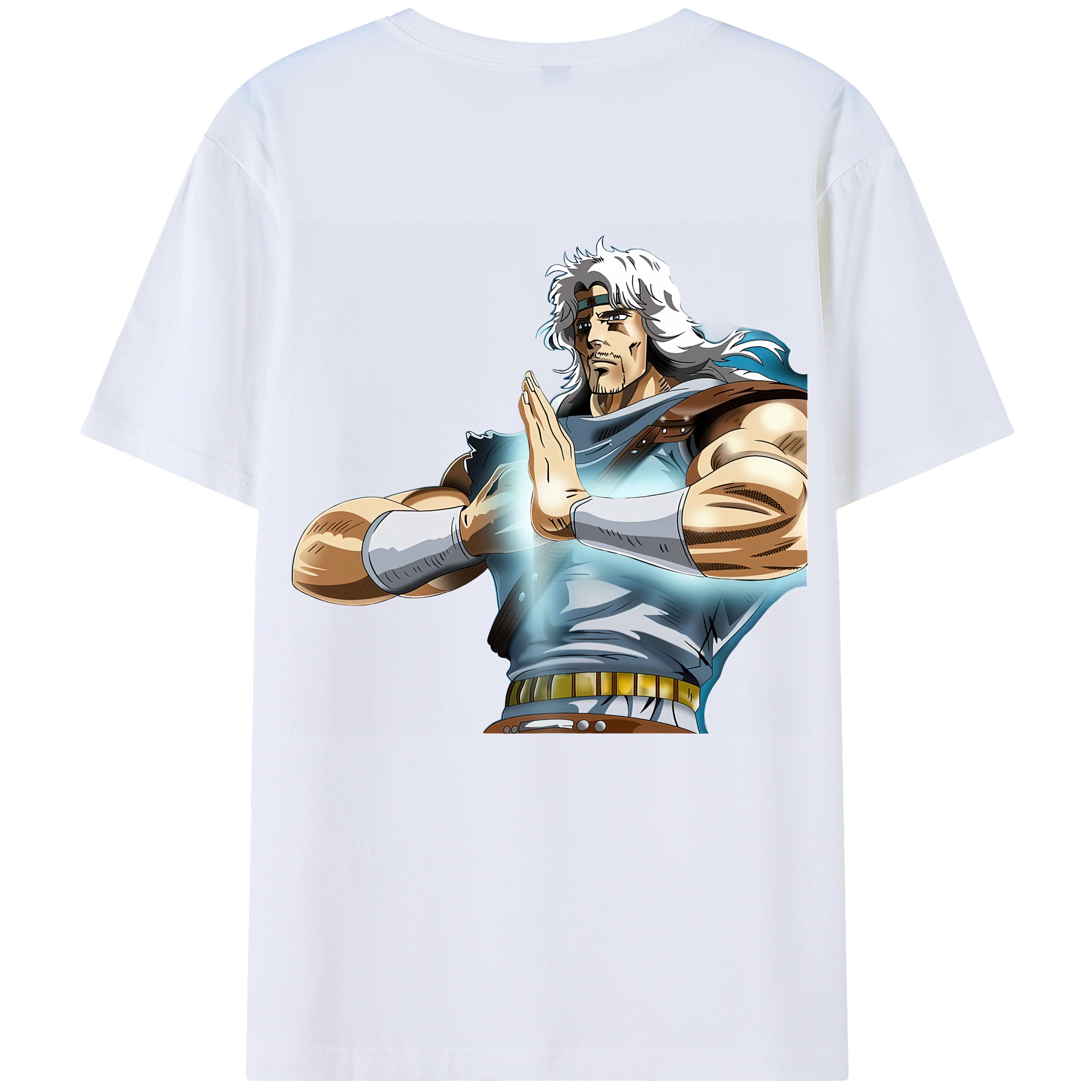 （画像用） 北斗の拳 Fist of the North Star レディース半袖Tシャツ(バックプリント)