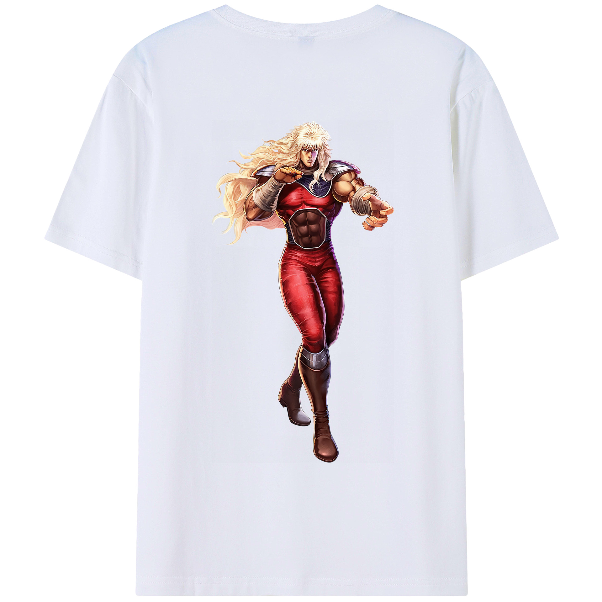 （画像用） 北斗の拳 Fist of the North Star レディース半袖Tシャツ(バックプリント)