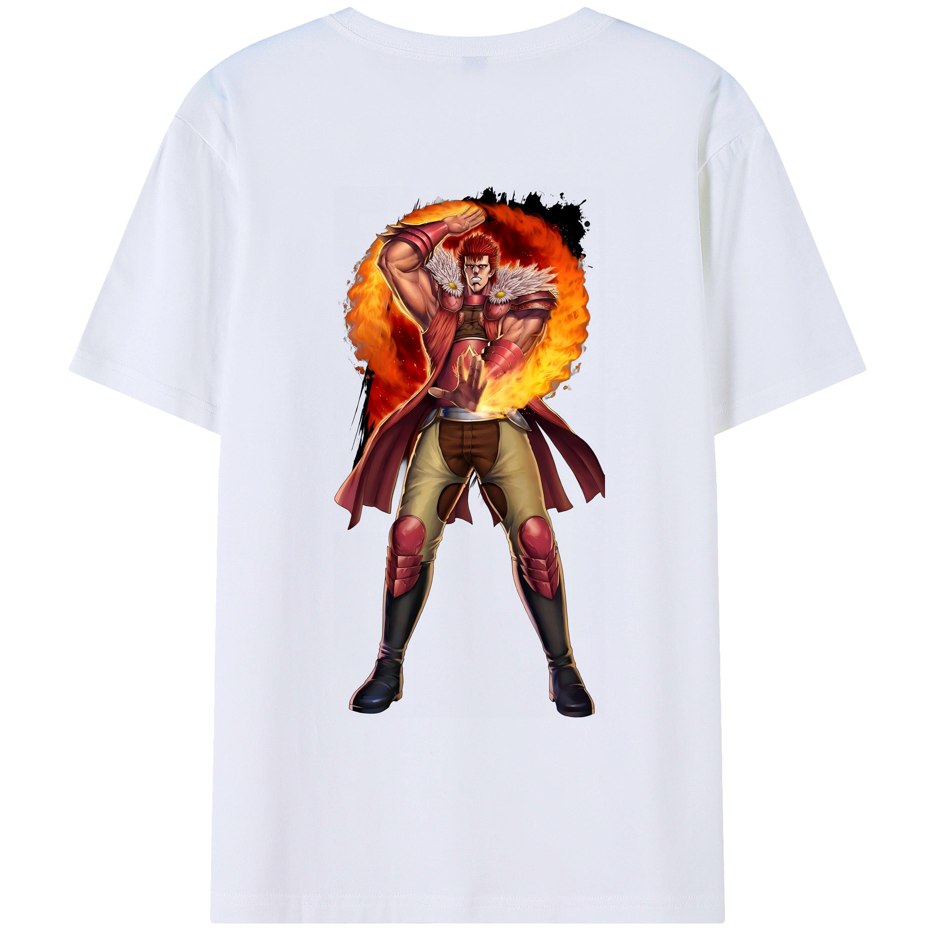 （画像用） 北斗の拳 Fist of the North Star レディース半袖Tシャツ(バックプリント)