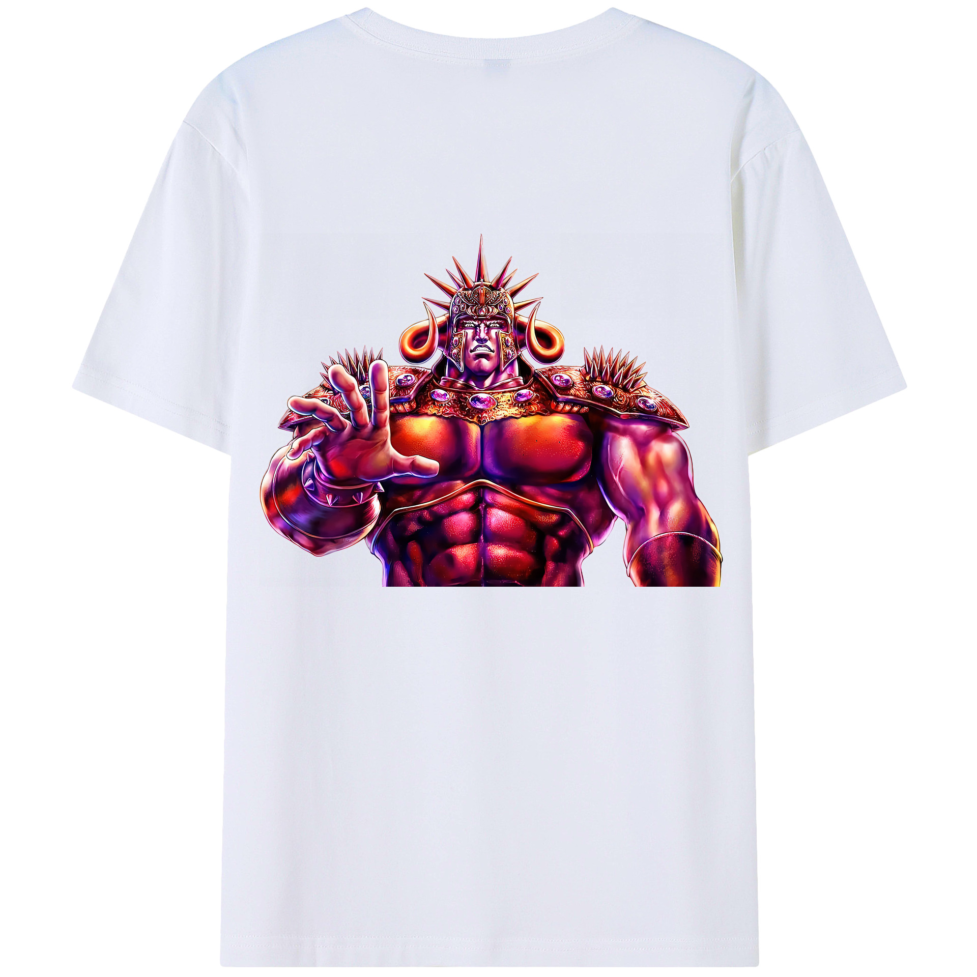 （画像用） 北斗の拳 Fist of the North Star レディース半袖Tシャツ(バックプリント)