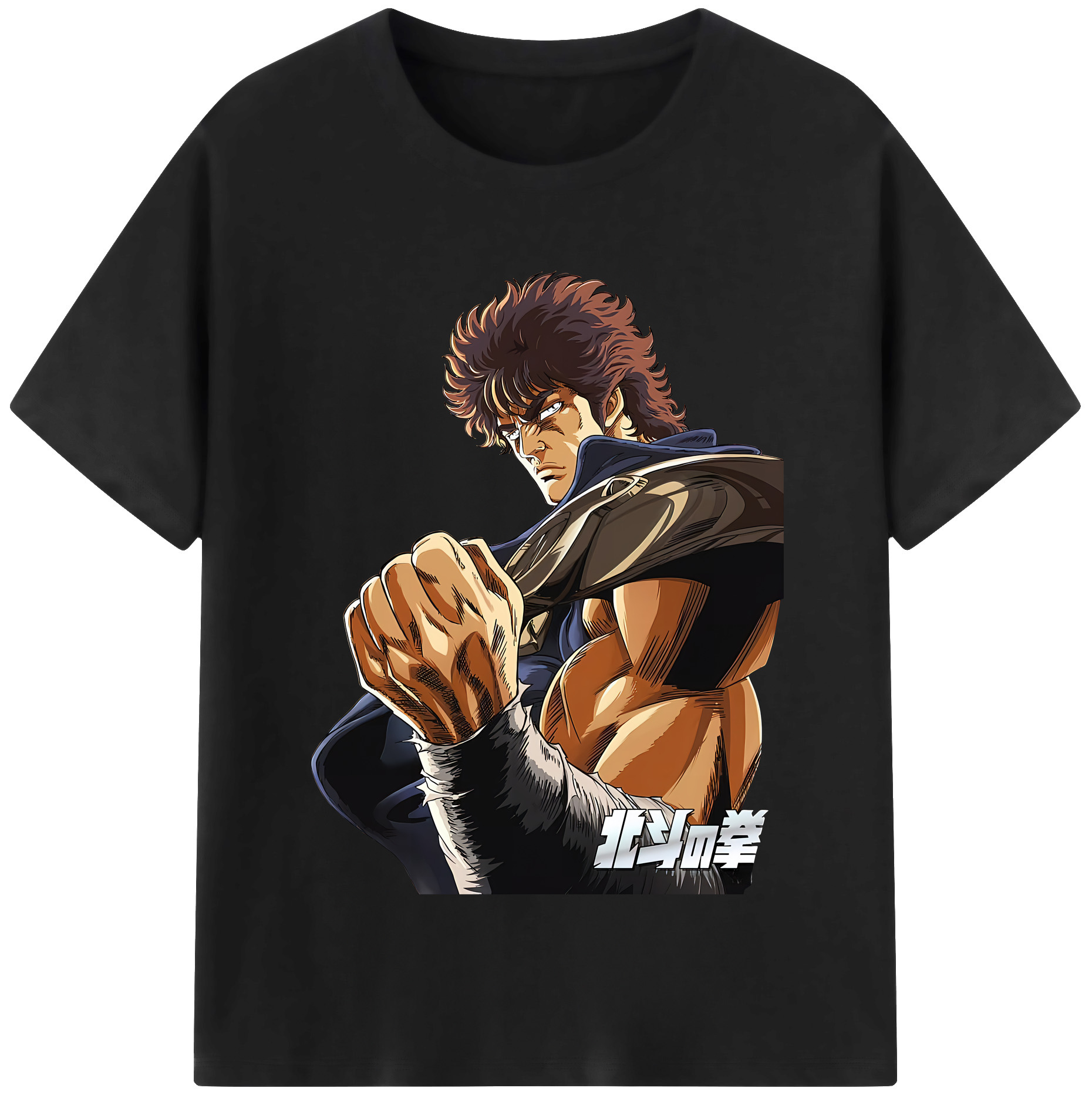 （画像用） 北斗の拳 Fist of the North Star レディースカジュアルプリントTシャツ（綿100％）