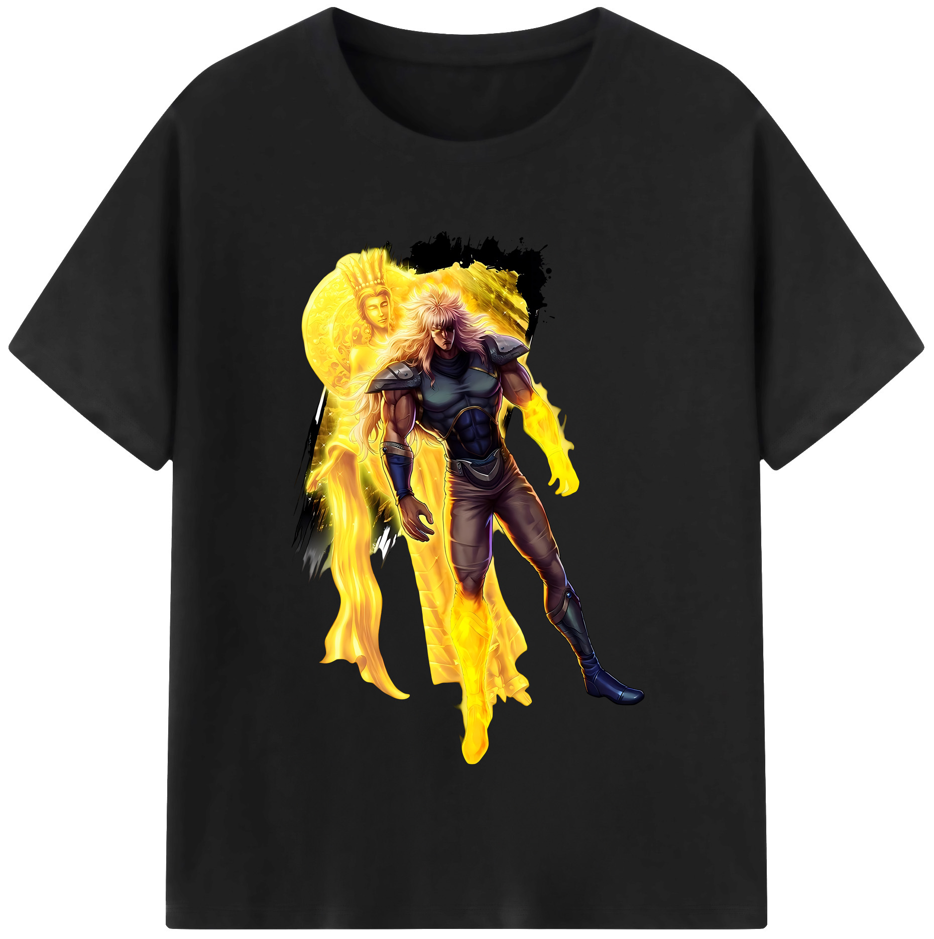 （画像用） 北斗の拳 Fist of the North Star レディースカジュアルプリントTシャツ（綿100％）