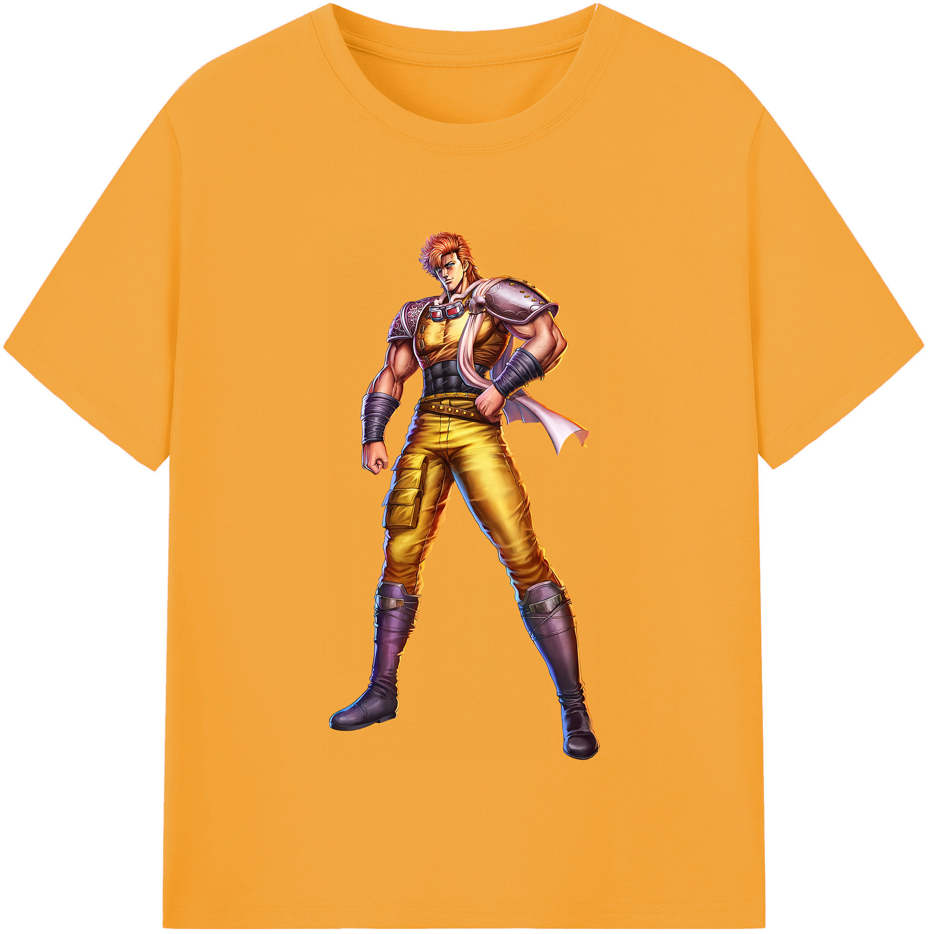 （画像用） 北斗の拳 Fist of the North Star レディースカジュアルプリントTシャツ（綿100％）