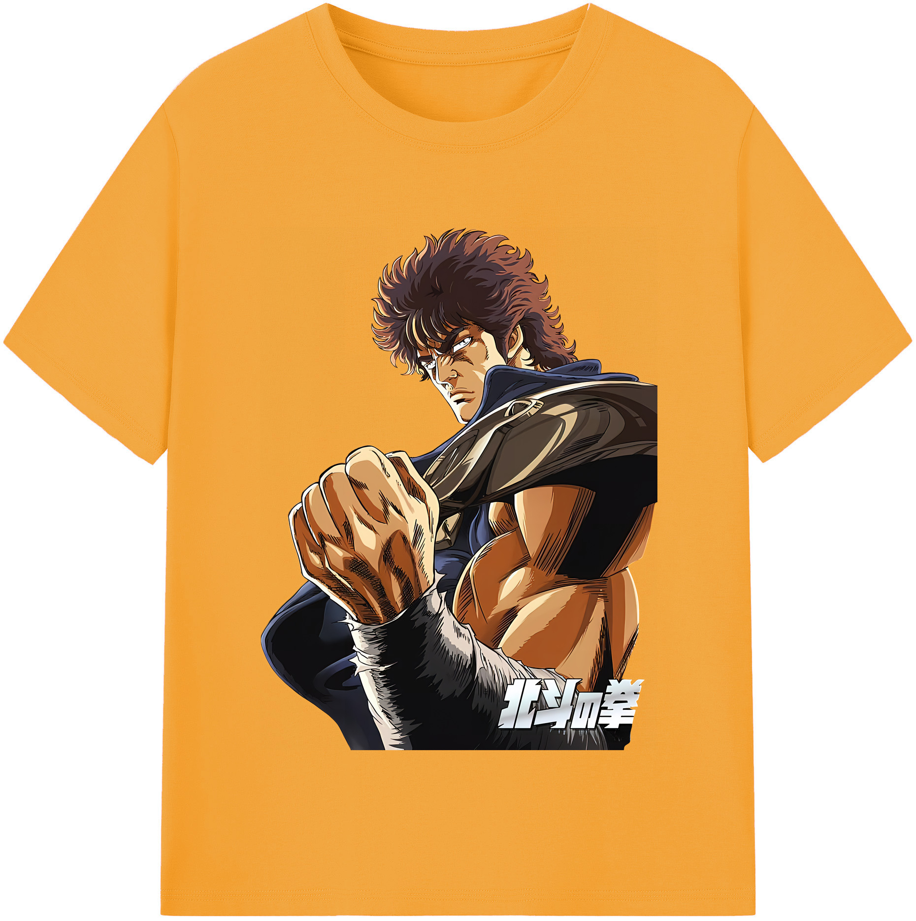（画像用） 北斗の拳 Fist of the North Star レディースカジュアルプリントTシャツ（綿100％）