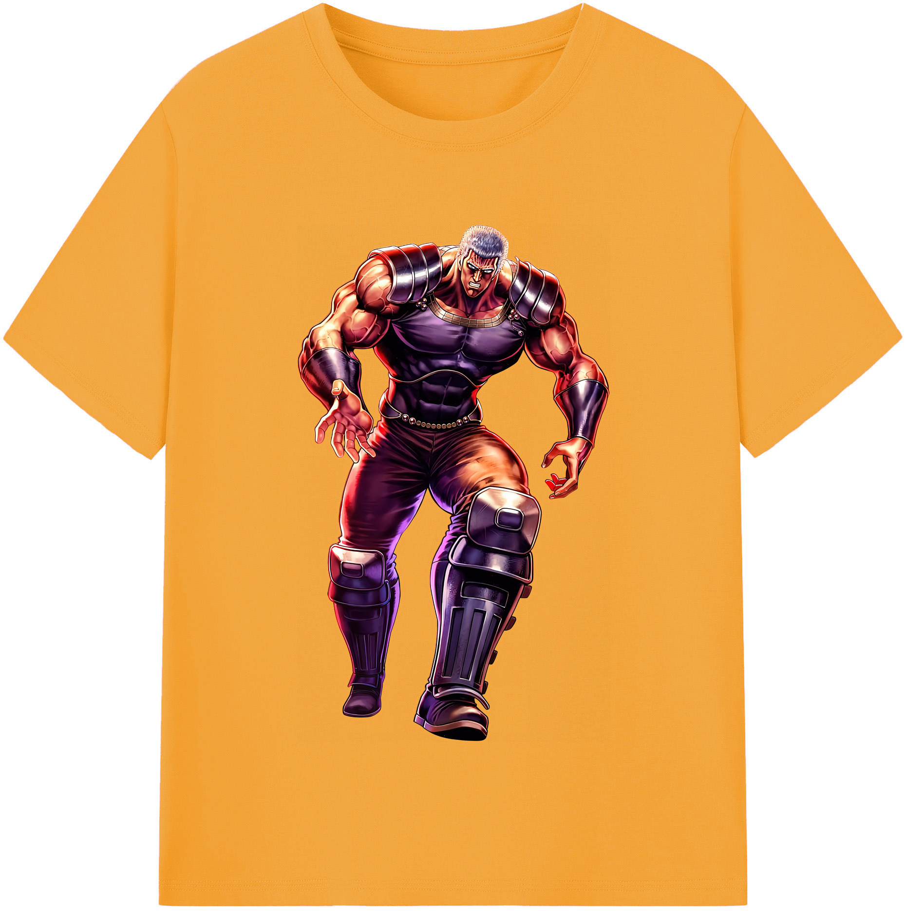 （画像用） 北斗の拳 Fist of the North Star レディースカジュアルプリントTシャツ（綿100％）