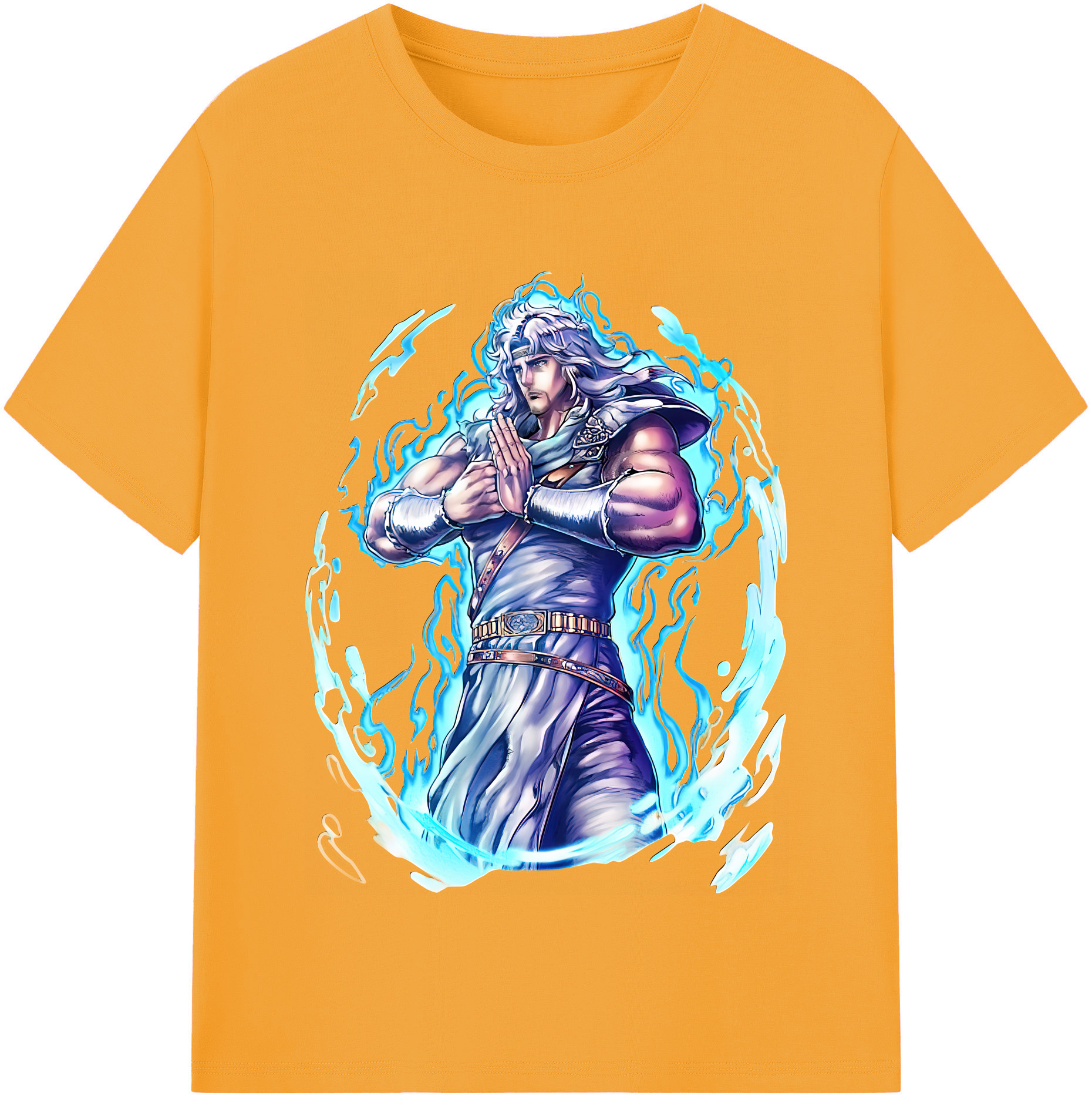 （画像用） 北斗の拳 Fist of the North Star レディースカジュアルプリントTシャツ（綿100％）