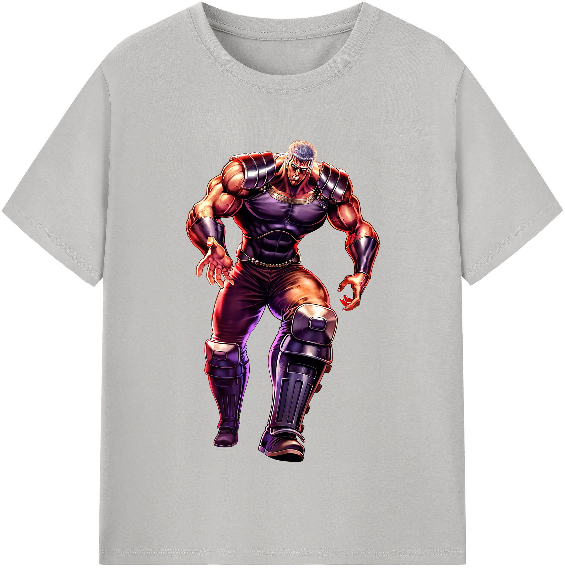 （画像用） 北斗の拳 Fist of the North Star レディースカジュアルプリントTシャツ（綿100％）