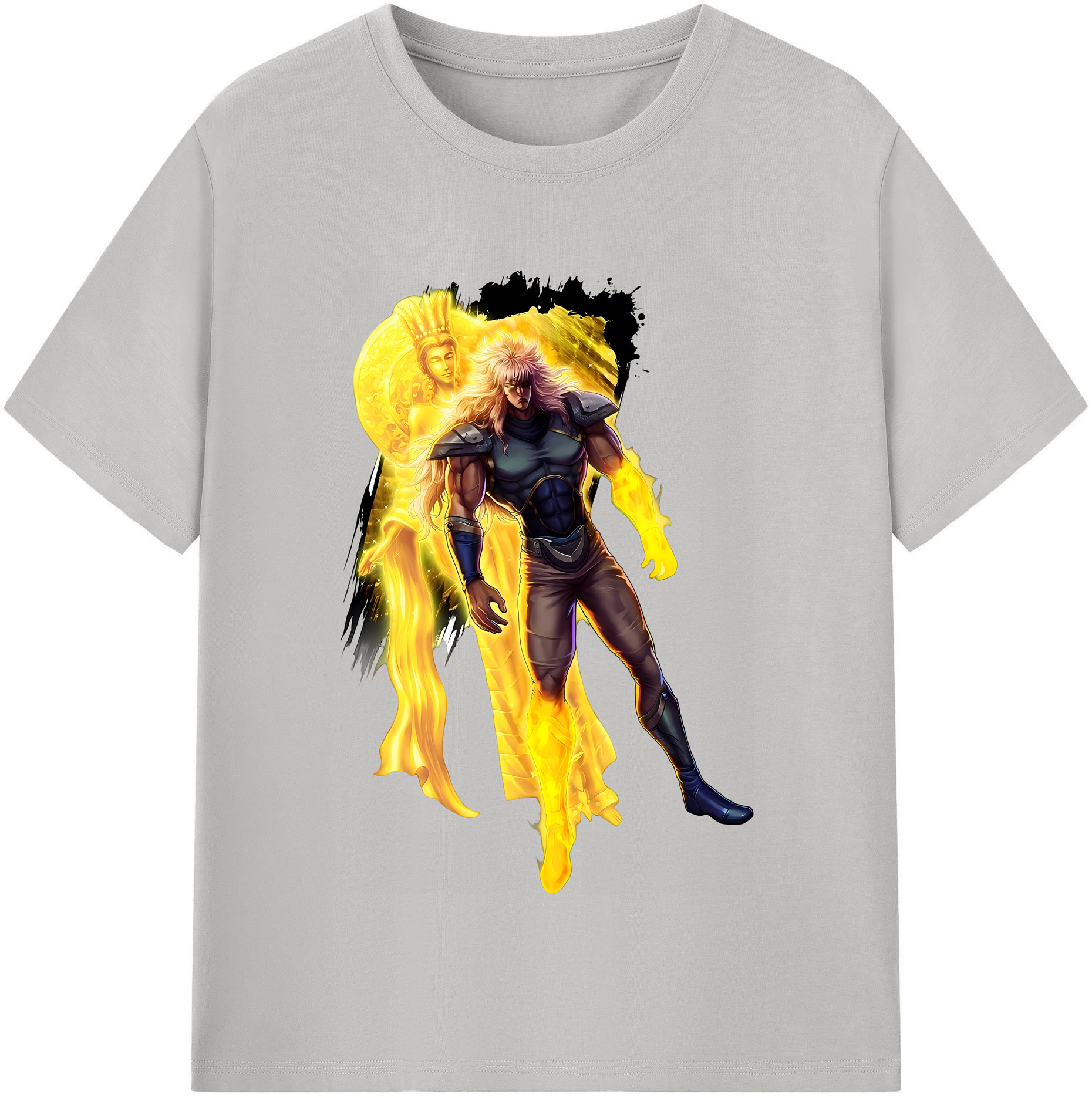 （画像用） 北斗の拳 Fist of the North Star レディースカジュアルプリントTシャツ（綿100％）