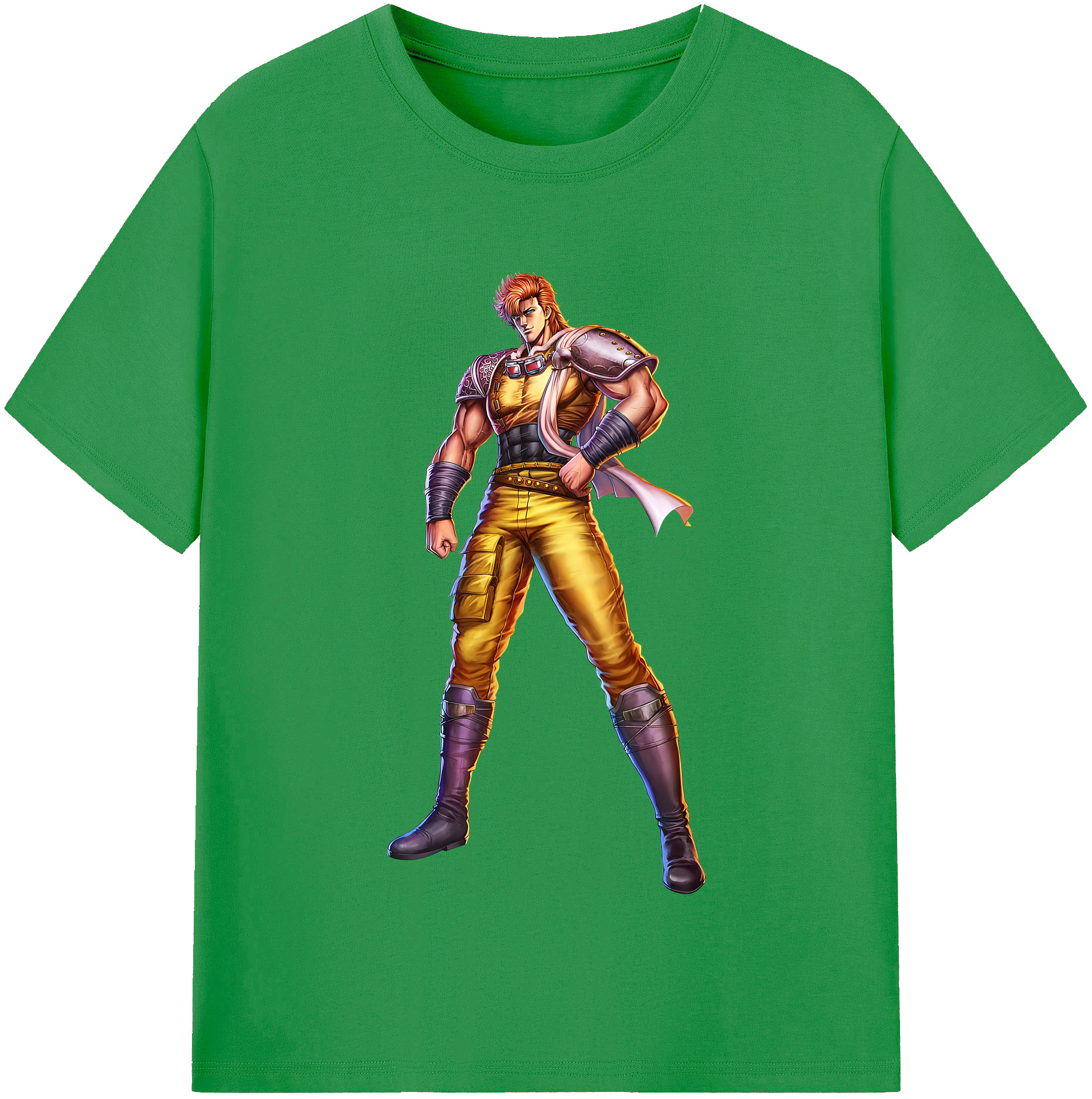 （画像用） 北斗の拳 Fist of the North Star レディースカジュアルプリントTシャツ（綿100％）