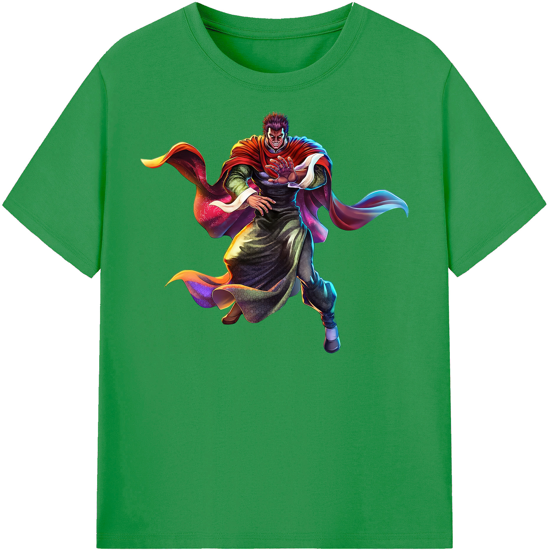 （画像用） 北斗の拳 Fist of the North Star レディースカジュアルプリントTシャツ（綿100％）