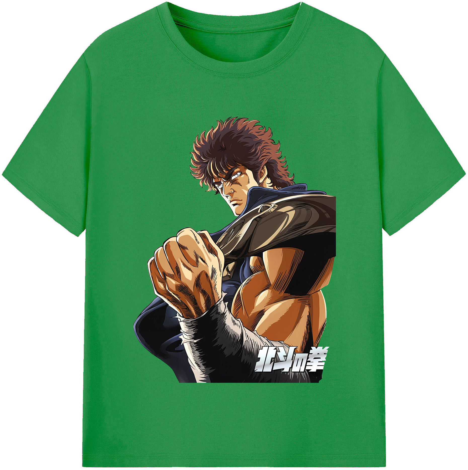 （画像用） 北斗の拳 Fist of the North Star レディースカジュアルプリントTシャツ（綿100％）