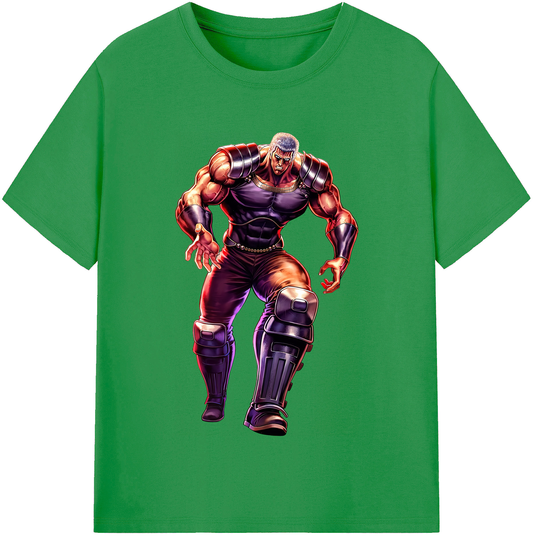 （画像用） 北斗の拳 Fist of the North Star レディースカジュアルプリントTシャツ（綿100％）