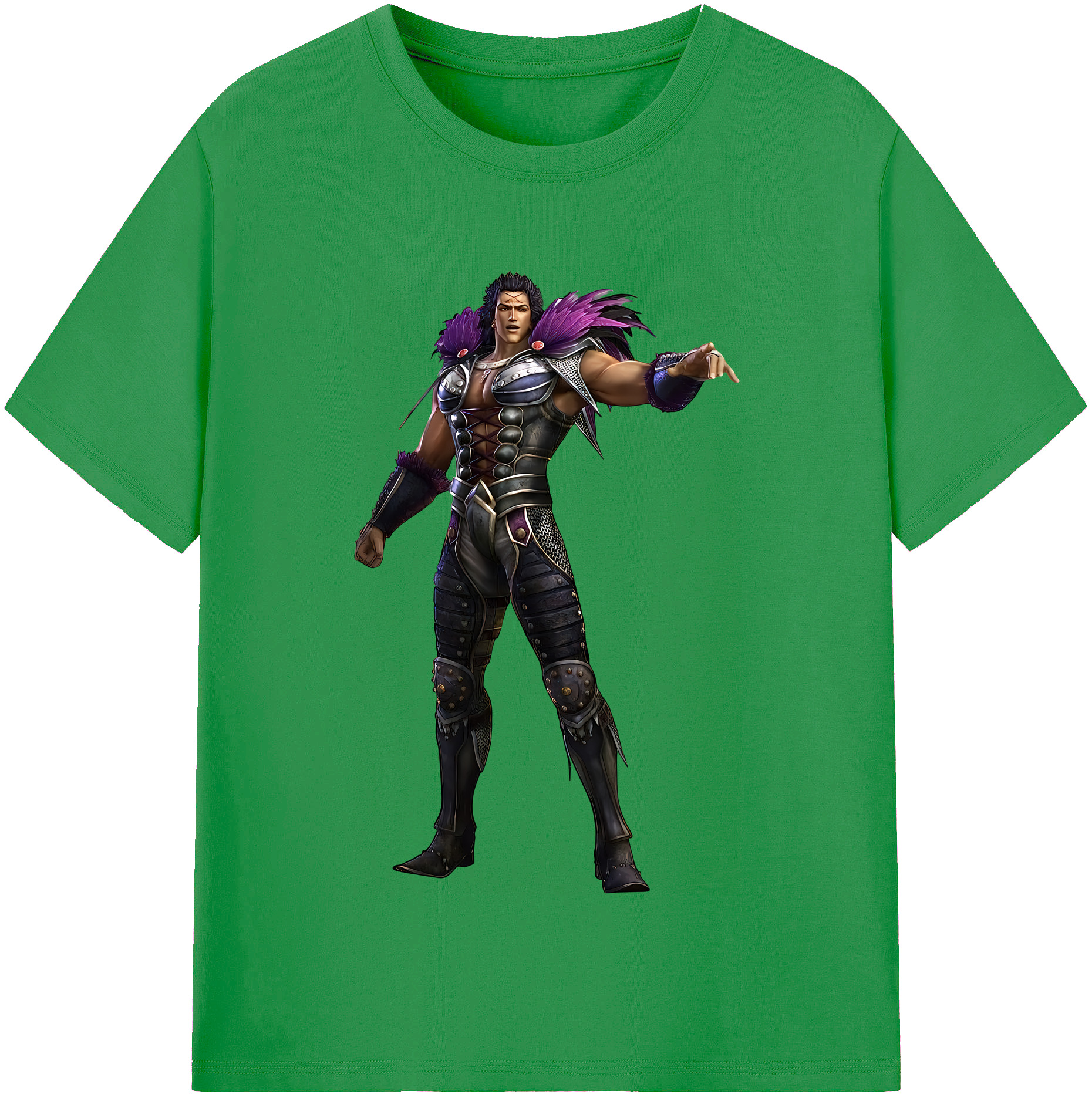（画像用） 北斗の拳 Fist of the North Star レディースカジュアルプリントTシャツ（綿100％）
