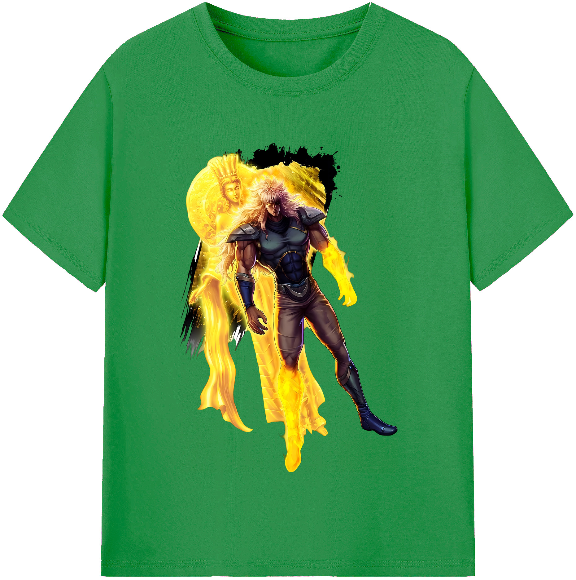 （画像用） 北斗の拳 Fist of the North Star レディースカジュアルプリントTシャツ（綿100％）