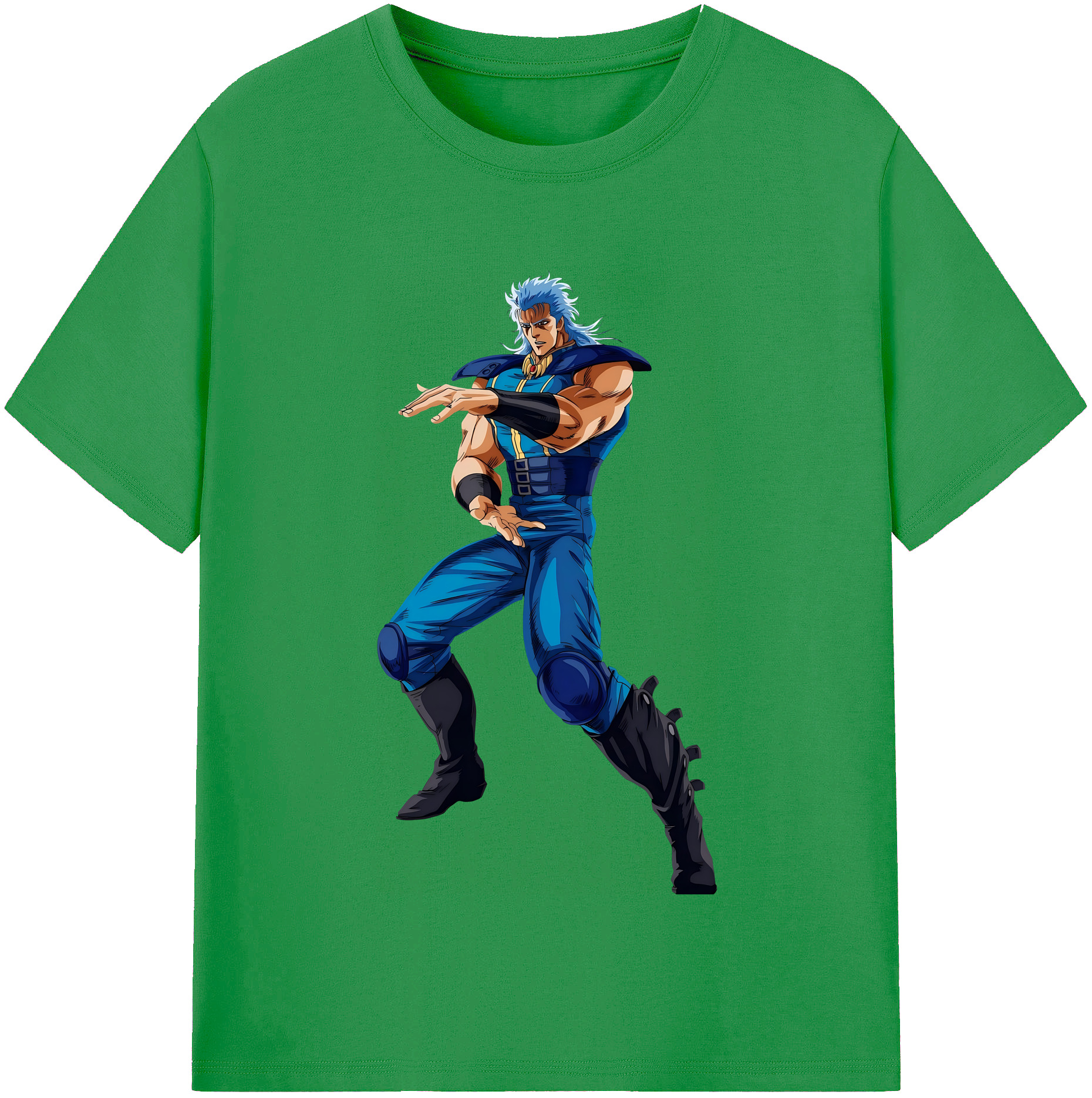 （画像用） 北斗の拳 Fist of the North Star レディースカジュアルプリントTシャツ（綿100％）