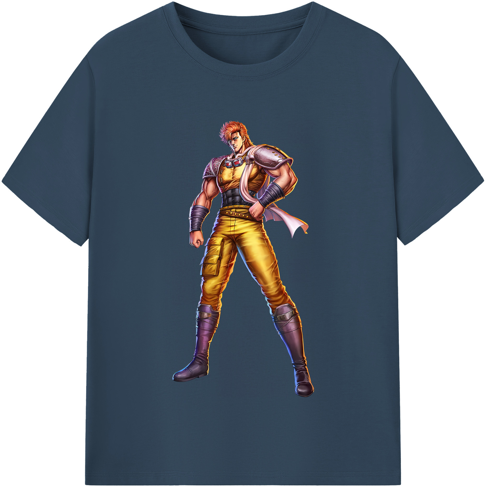 （画像用） 北斗の拳 Fist of the North Star レディースカジュアルプリントTシャツ（綿100％）