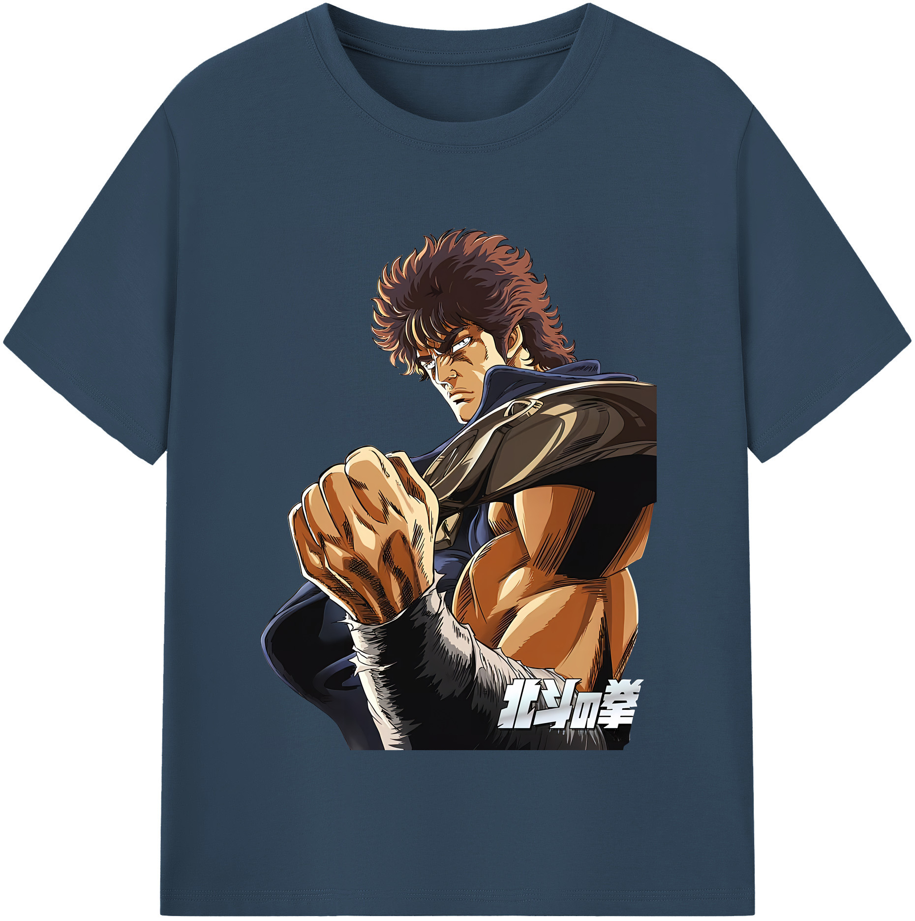 （画像用） 北斗の拳 Fist of the North Star レディースカジュアルプリントTシャツ（綿100％）